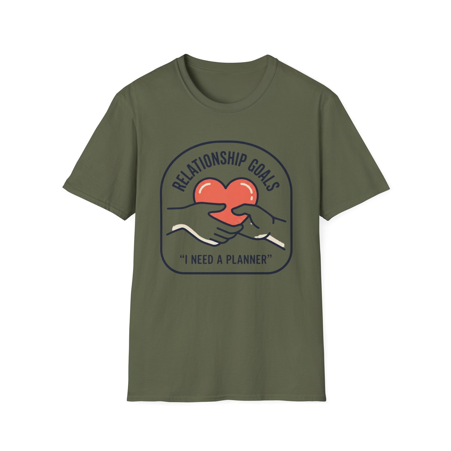 “Relationship Goals” Heart & Hands Graphic Tee (I Need a Planner)
