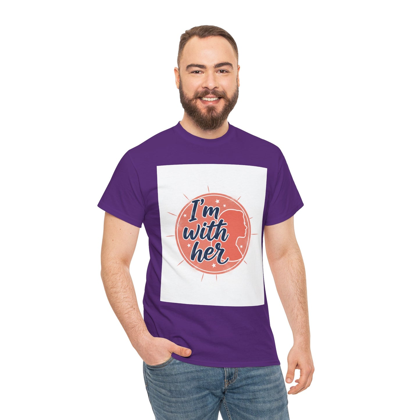 I'm With Her Tee — Feminist Equality Graphic T-Shirt