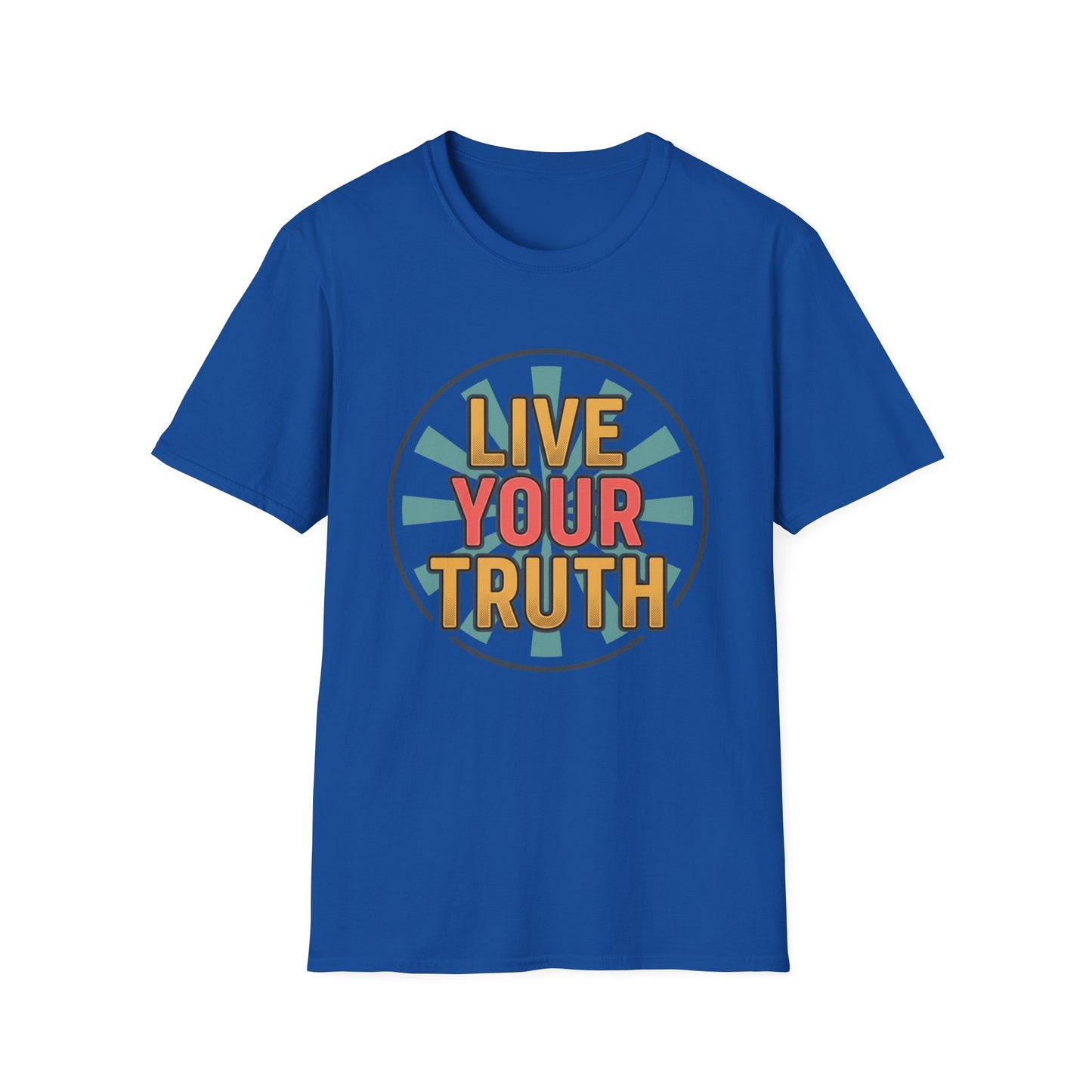 Live Your Truth T-Shirt — Retro Inspirational Graphic Tee