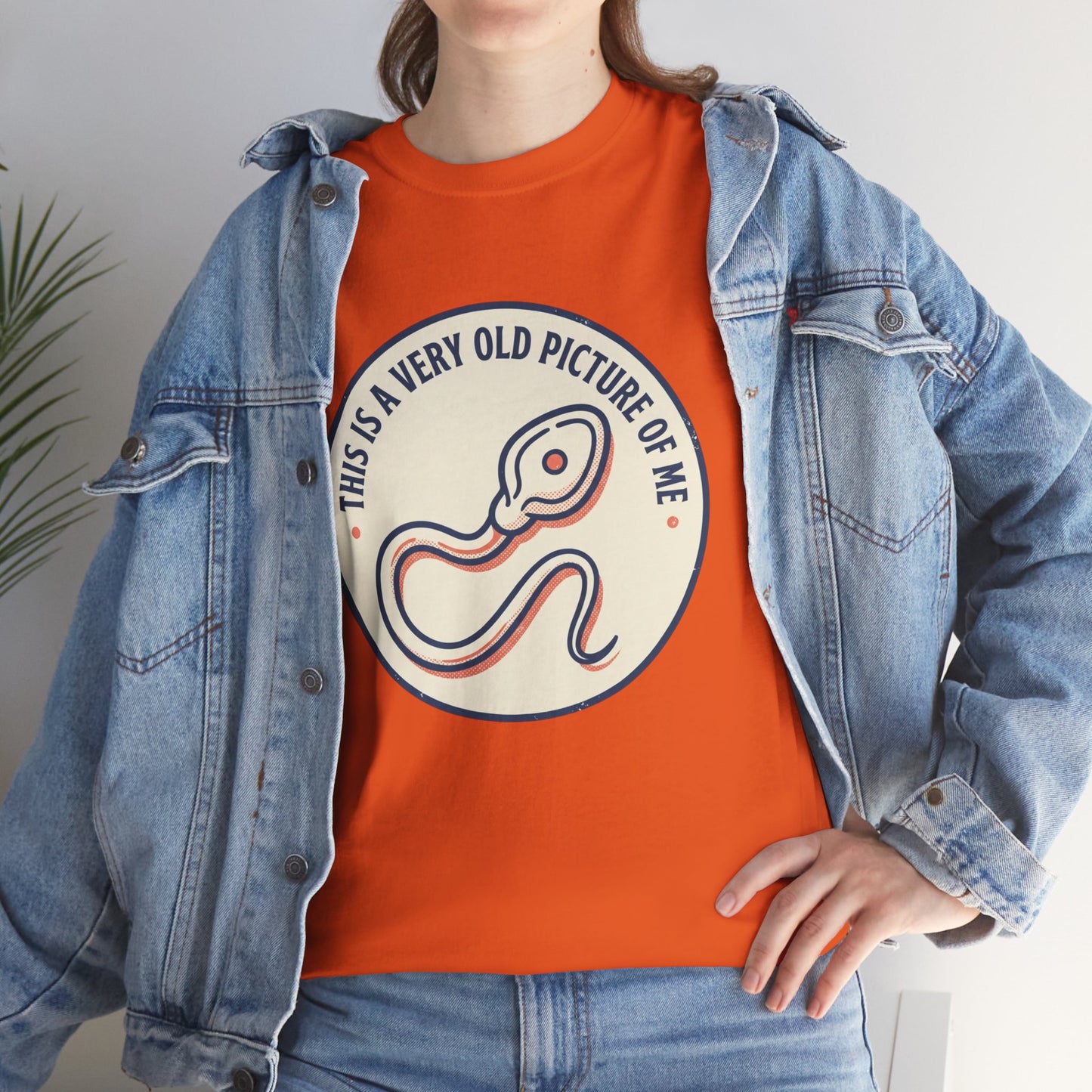 "This Is A Very Old Picture Of Me" Retro Snake Graphic Tee