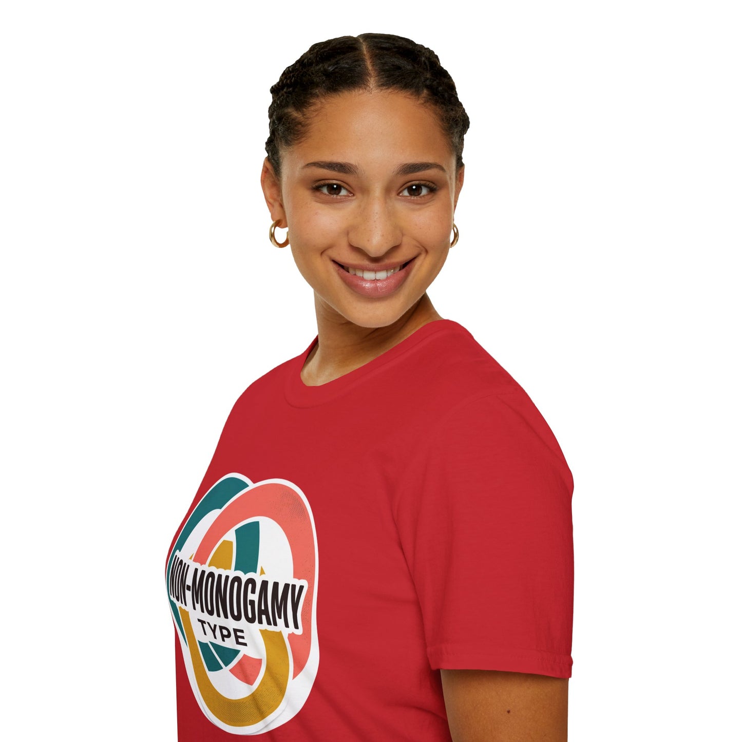 Non-Monogamy Type T-Shirt — Retro Polyamory Pride Tee Printify