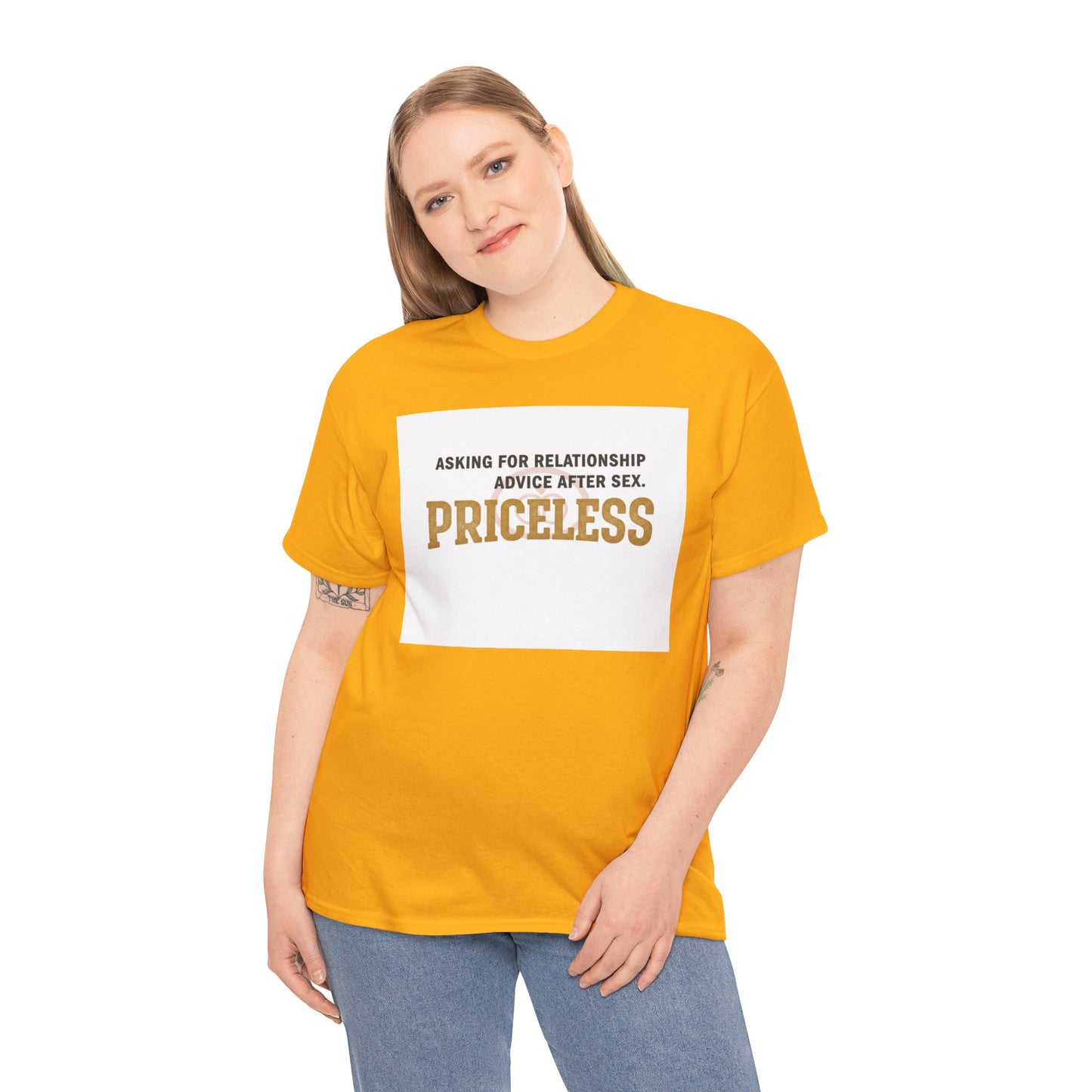 Priceless Funny Graphic Tee — "Asking for Relationship Advice After Sex" Casual Cotton Shirt