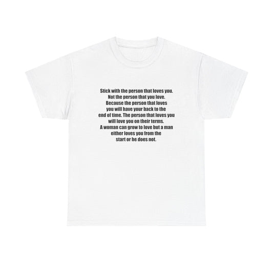 Inspirational Love Quote Tee