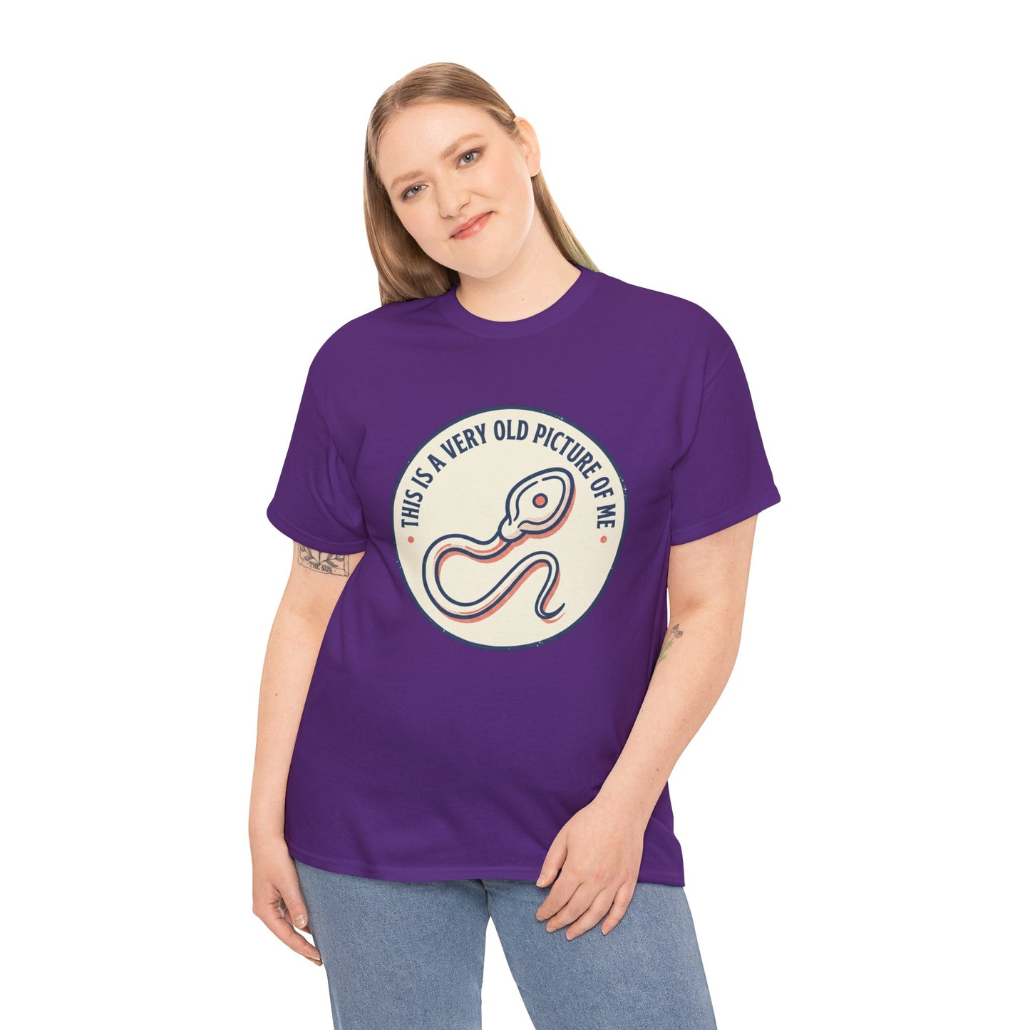 "This Is A Very Old Picture Of Me" Retro Snake Graphic Tee