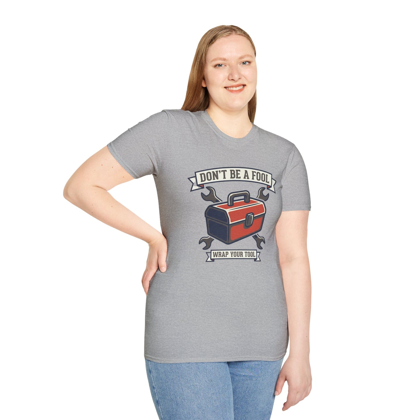 Don't Be a Fool Toolbox T‑Shirt — Wrap Your Tool Shirt for Mechanics & DIYers