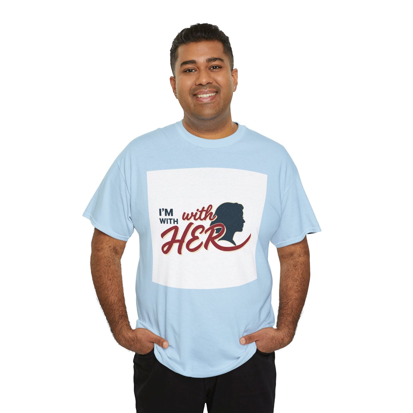 I'm With Her T-Shirt — Women's Rights / Feminist Silhouette Tee