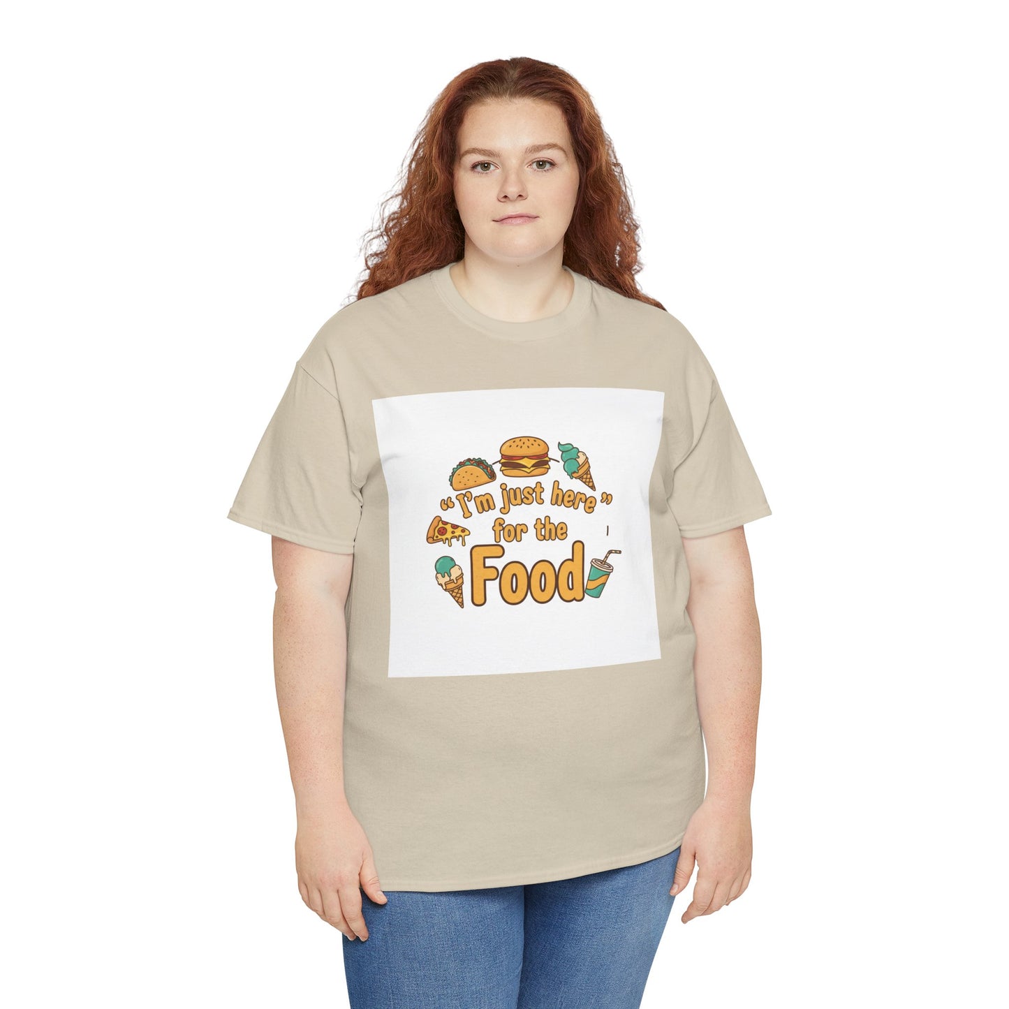 I'm Just Here for the Food T‑Shirt — Funny Foodie Graphic Tee