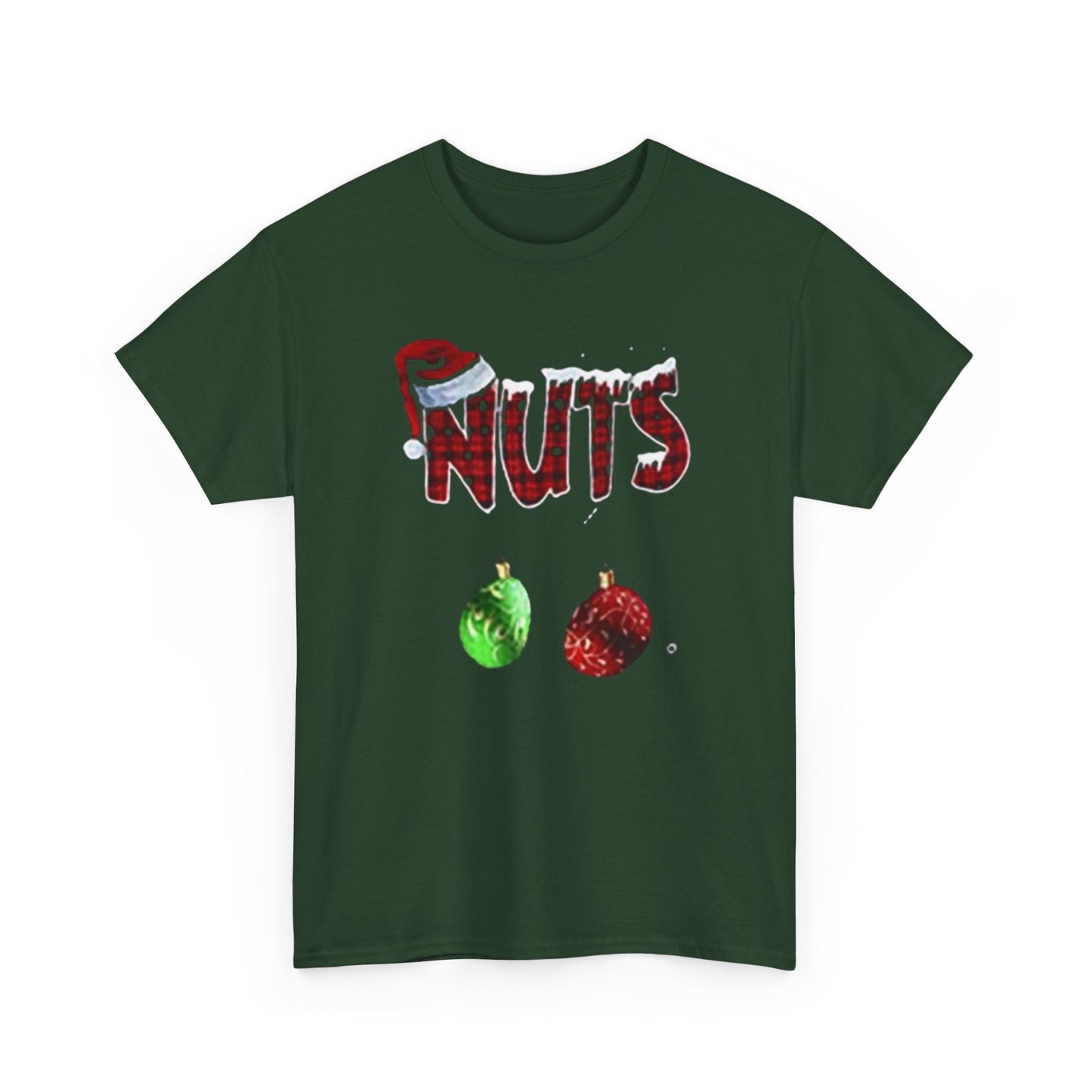 Holiday 'Nuts' Tee — Funny Christmas Ornament Graphic T-Shirt Printify