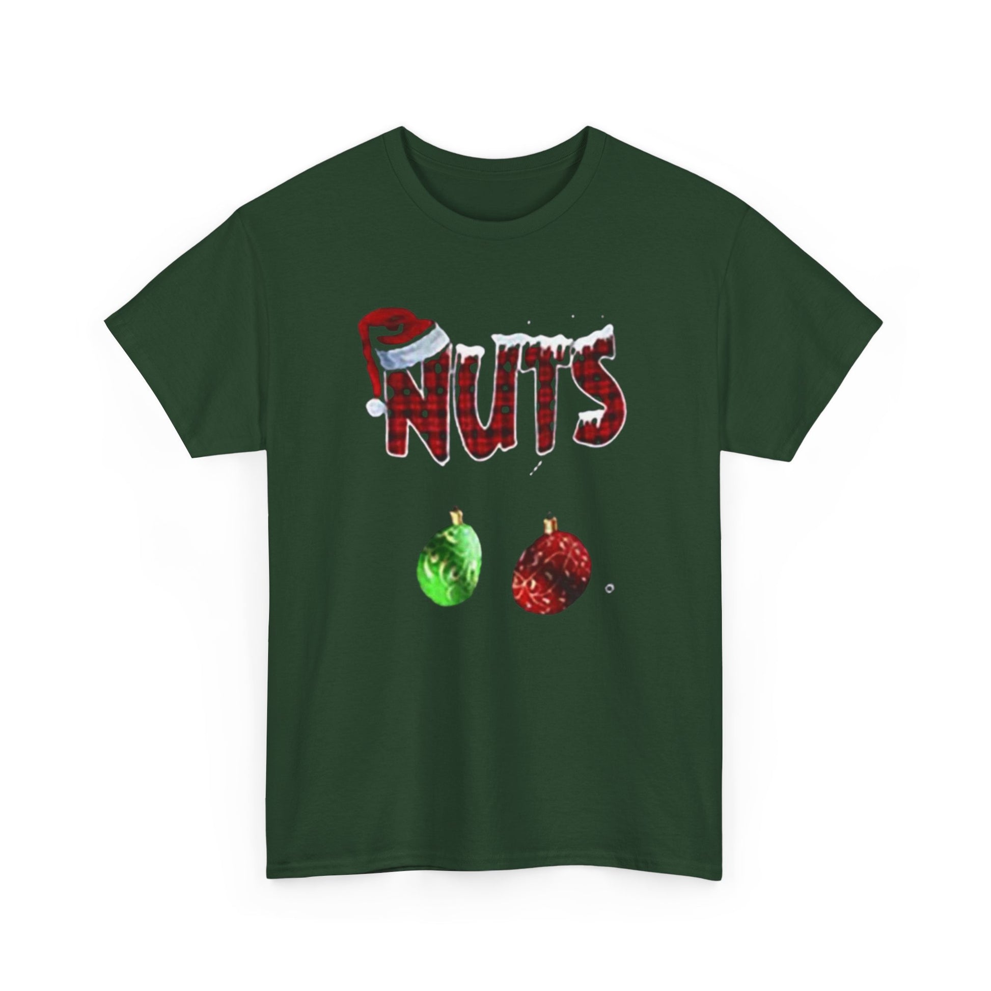 Holiday 'Nuts' Tee — Funny Christmas Ornament Graphic T-Shirt Printify