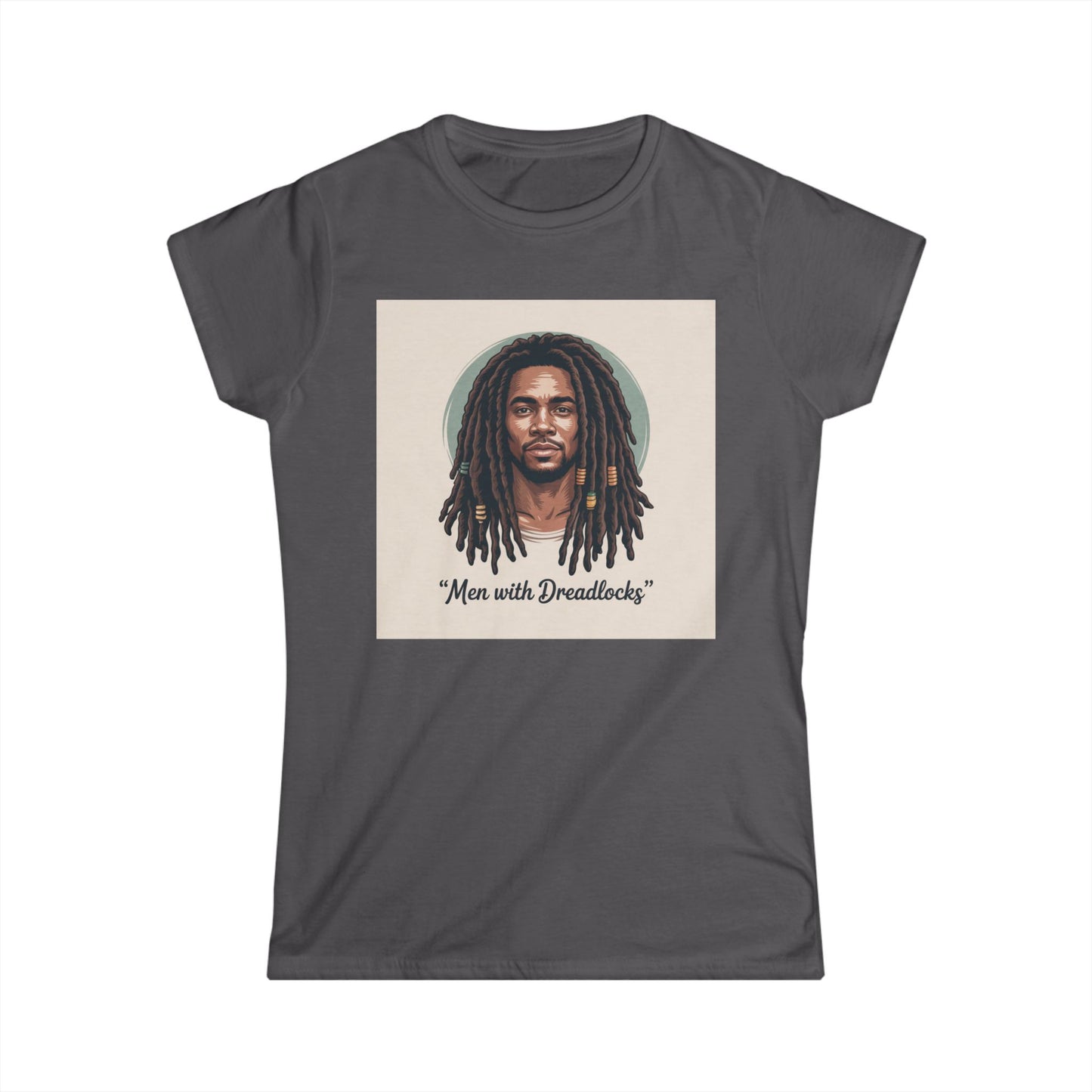 Dreadlocks Portrait Tee — "Men with Dreadlocks" Graphic Women's Shirt Printify