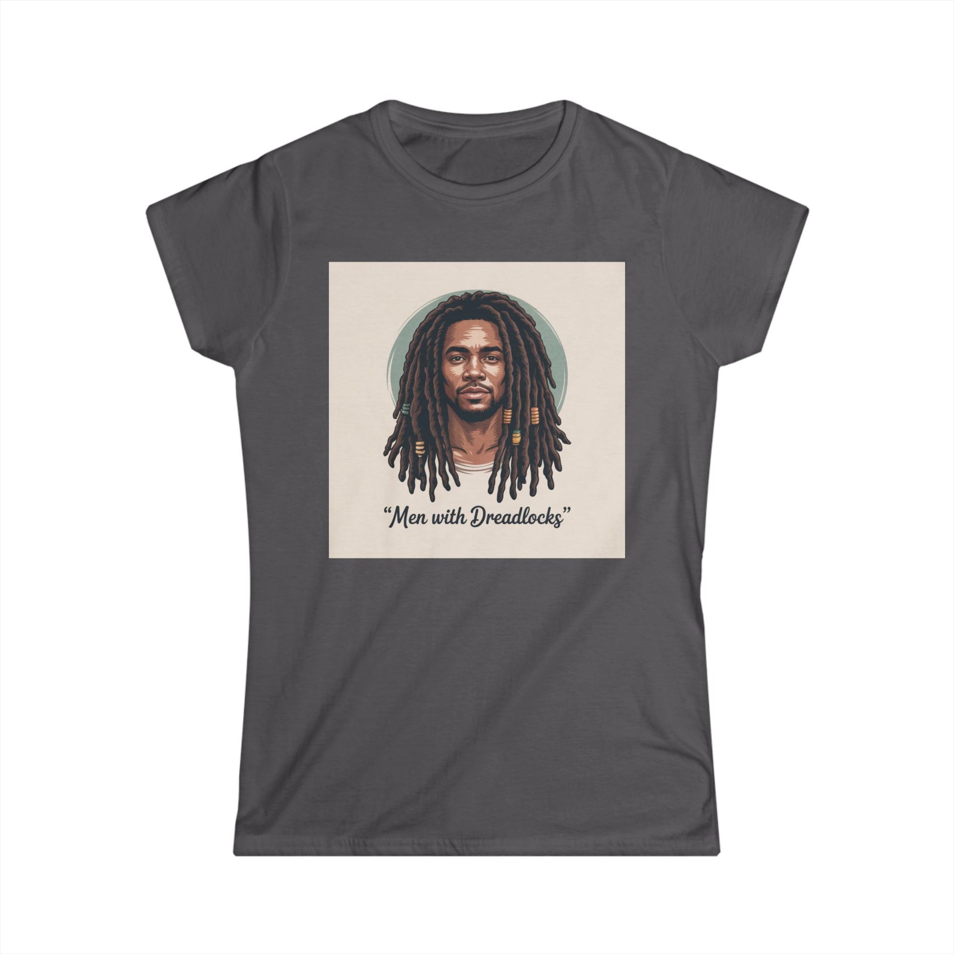 Dreadlocks Portrait Tee — "Men with Dreadlocks" Graphic Women's Shirt Printify