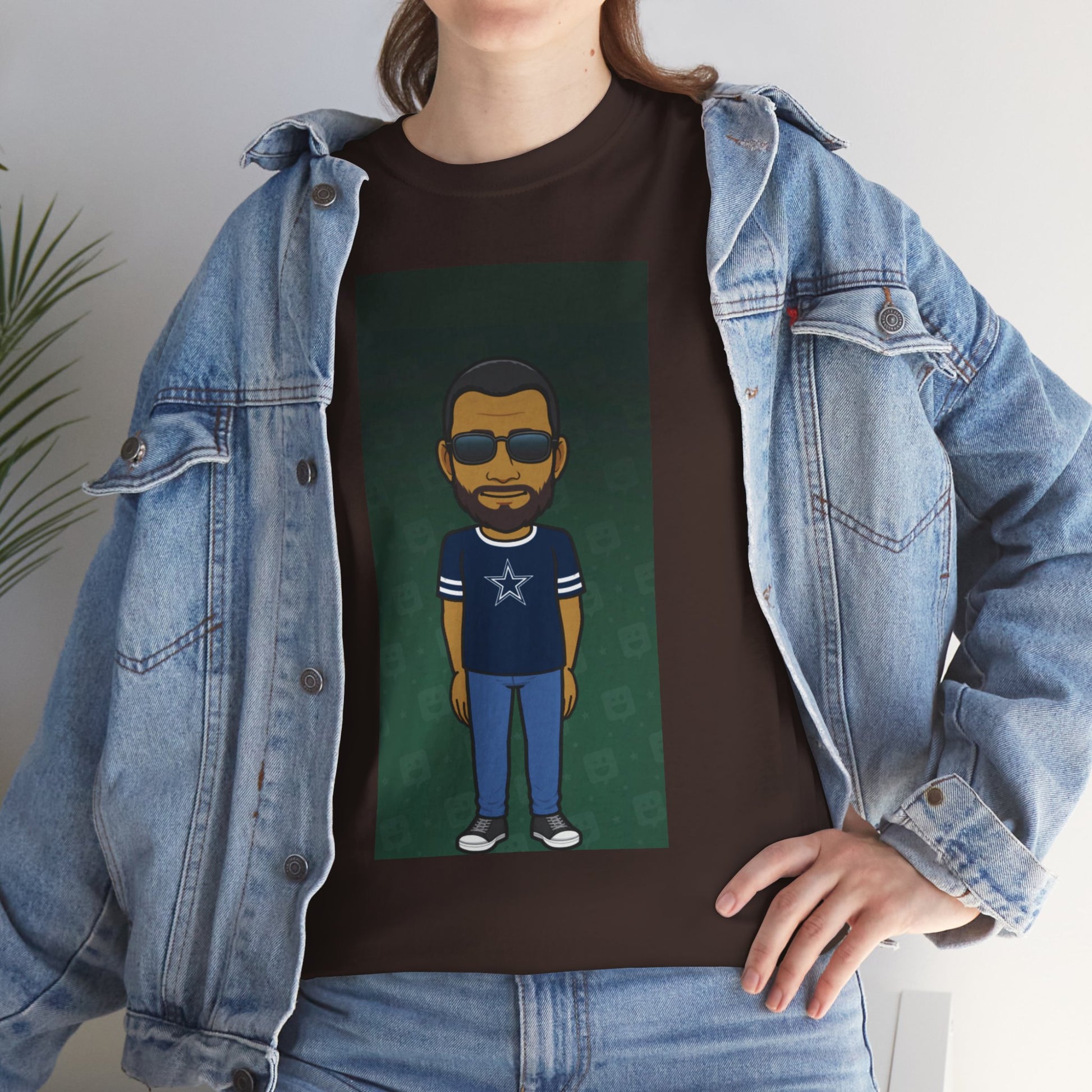 Cartoon Guy Graphic Tee — Personalized Avatar Shirt Printify