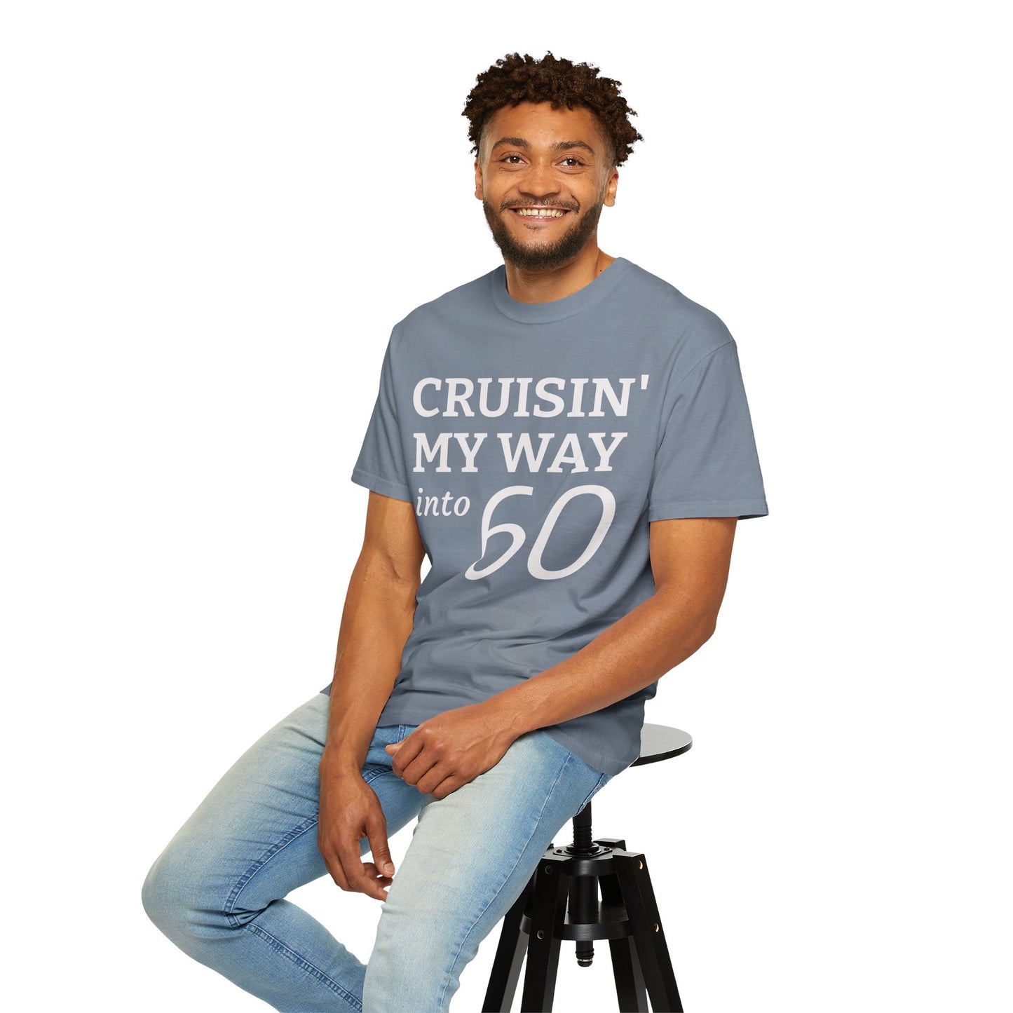 Cruisin' My Way Into 60 T-Shirt — 60th Birthday Tee