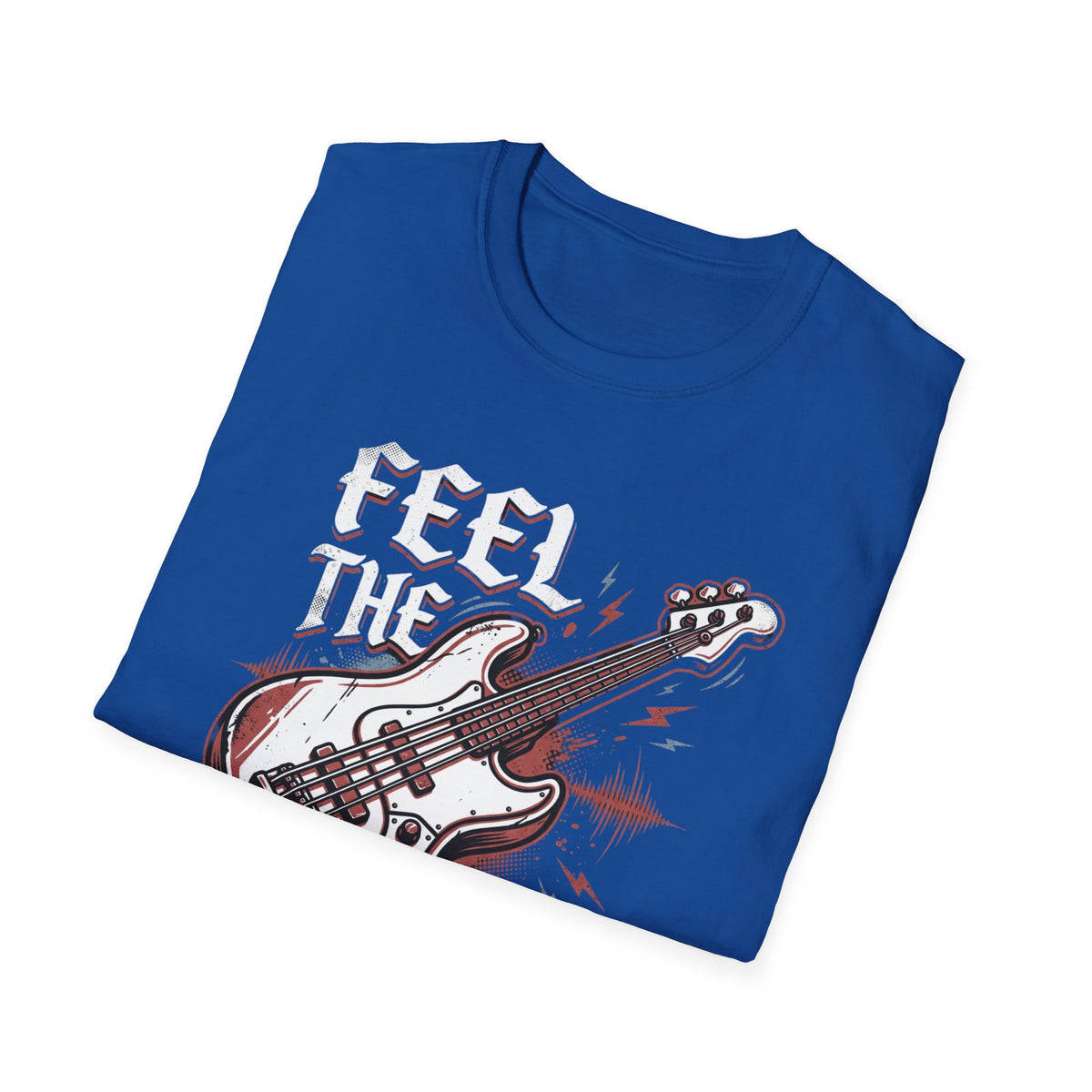 Bass Guitar Graphic T-Shirt — Rock Music Tee ("Bass Player")