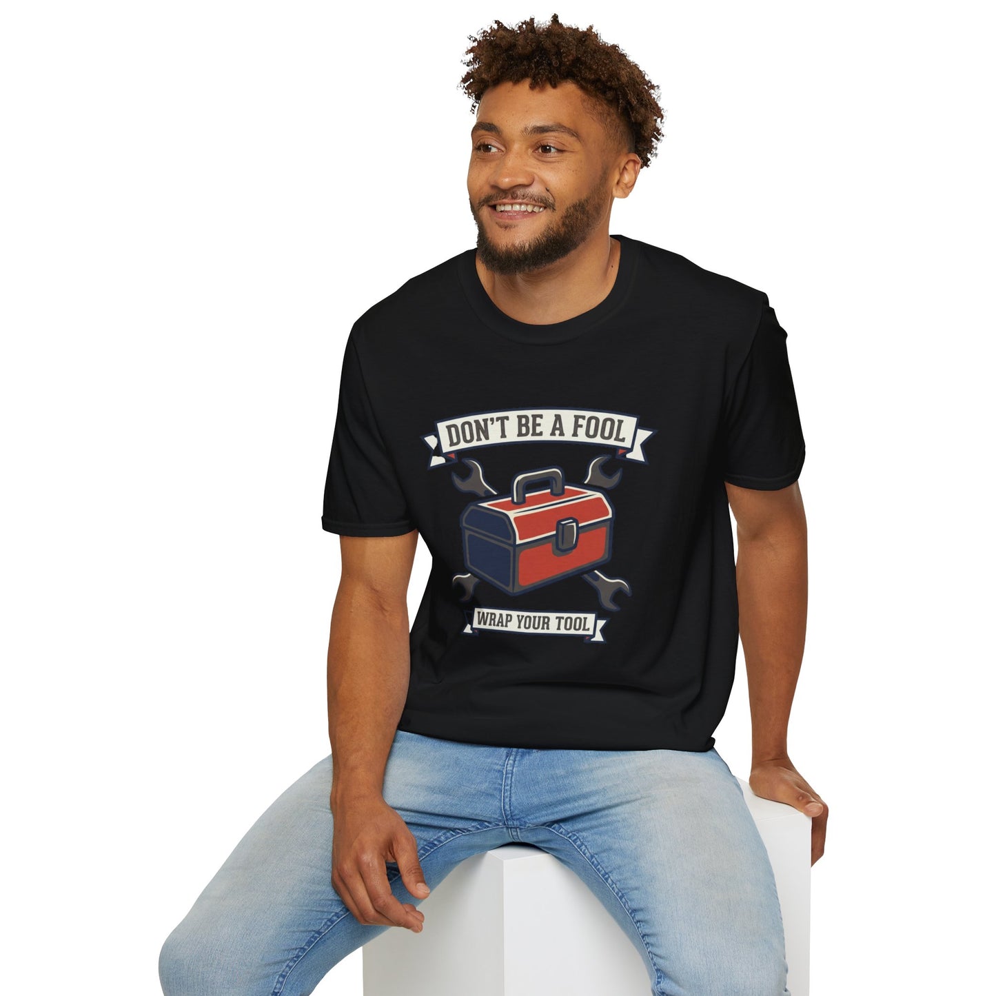 Don't Be a Fool Toolbox T‑Shirt — Wrap Your Tool Shirt for Mechanics & DIYers