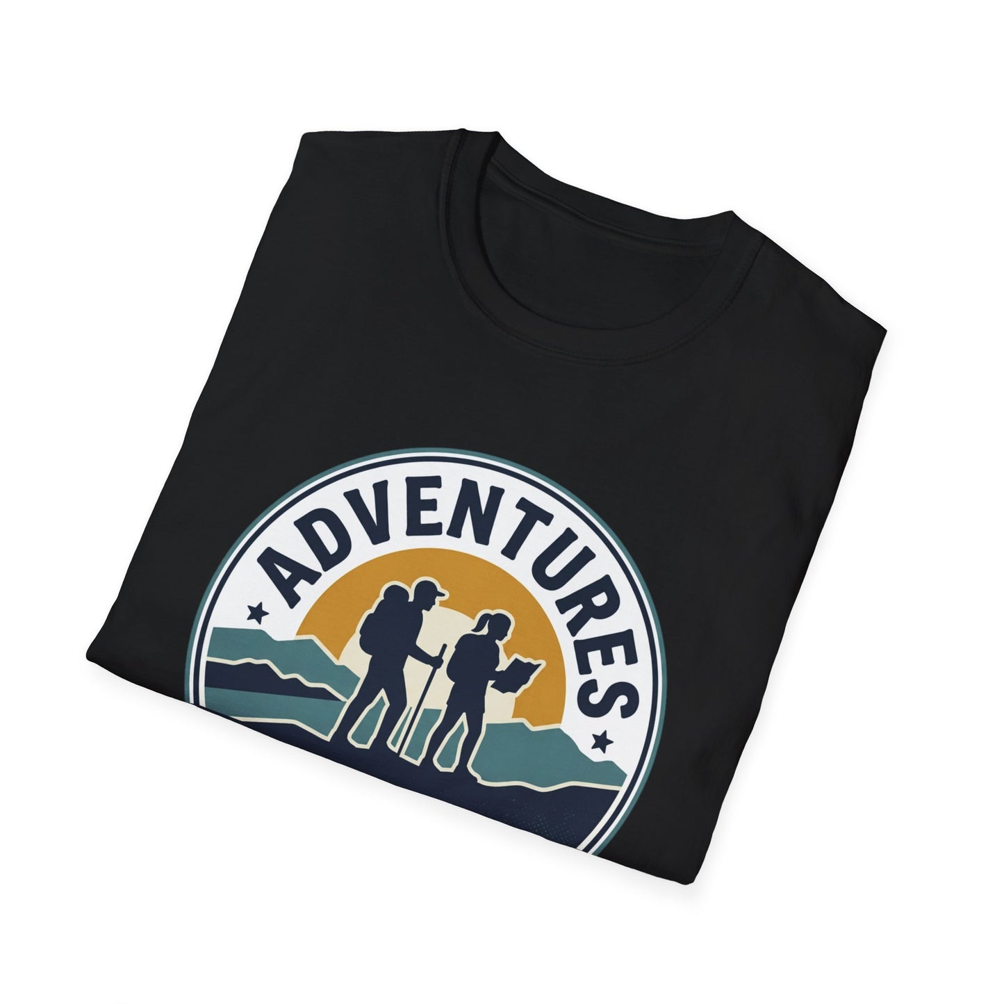 Adventures Are Better Together T-Shirt — Couples Hiking Outdoor Graphic Tee