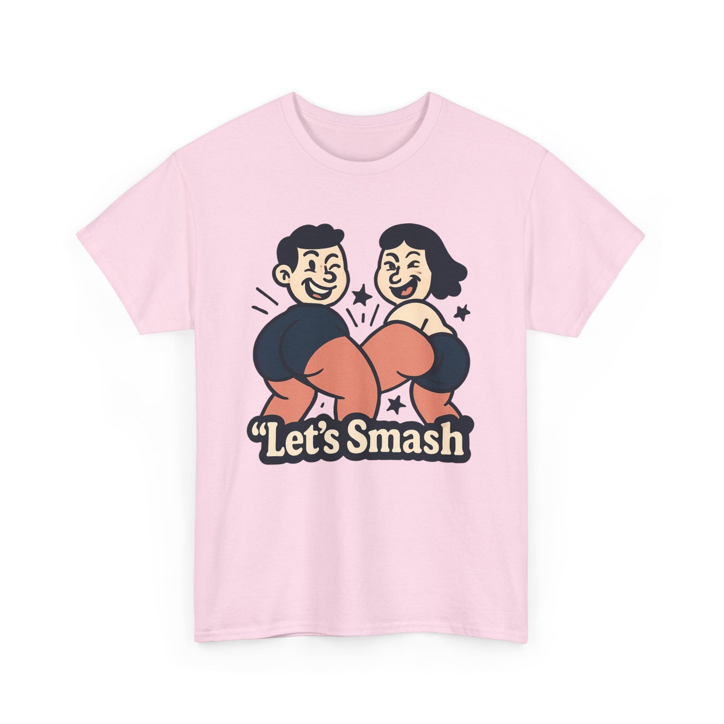 Let's Smash Tee — Retro Couples Valentine's T-Shirt