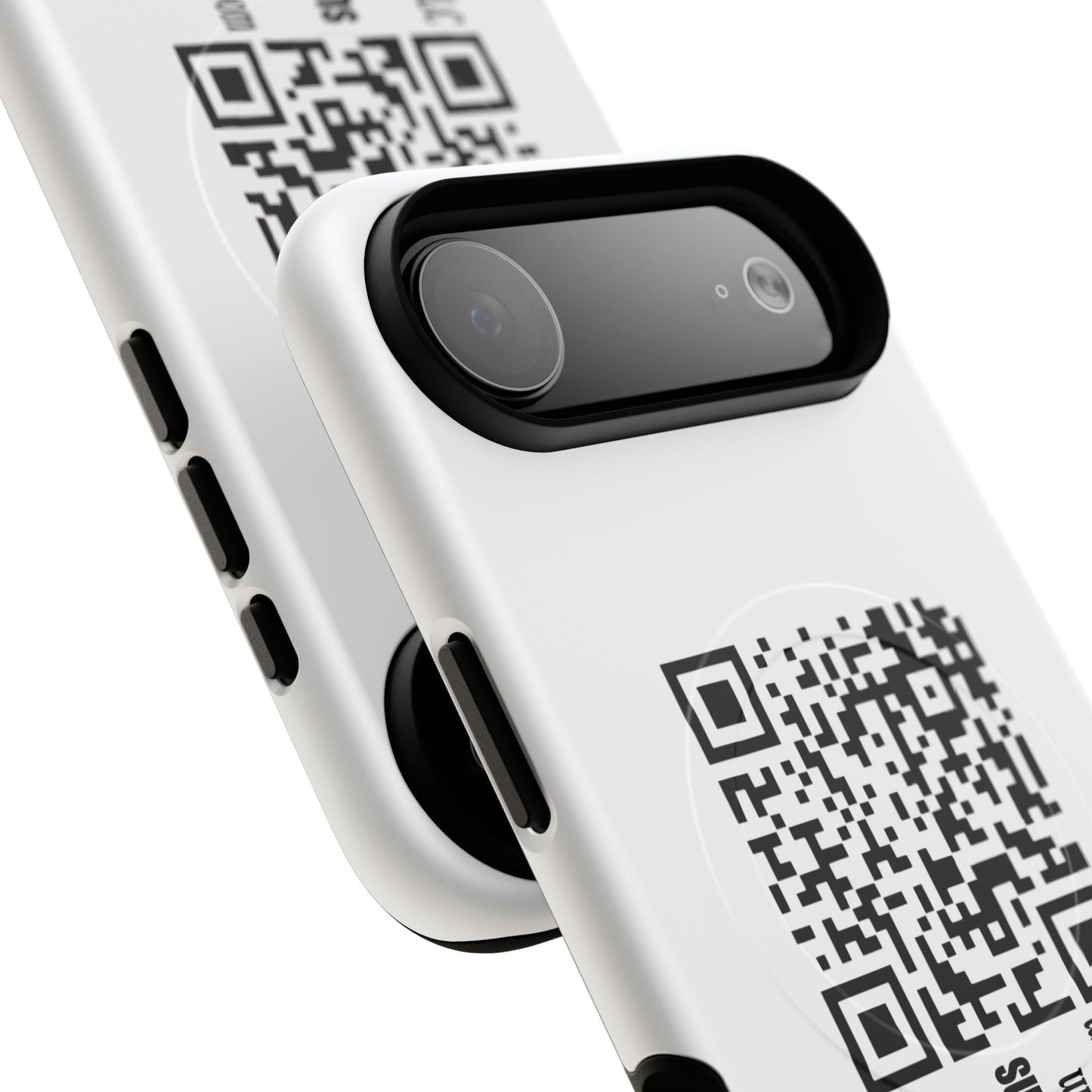 Magnetic QR Code Phone Case — Tough Protective Magnetic Phone Cover with Scannable QR Design Printify