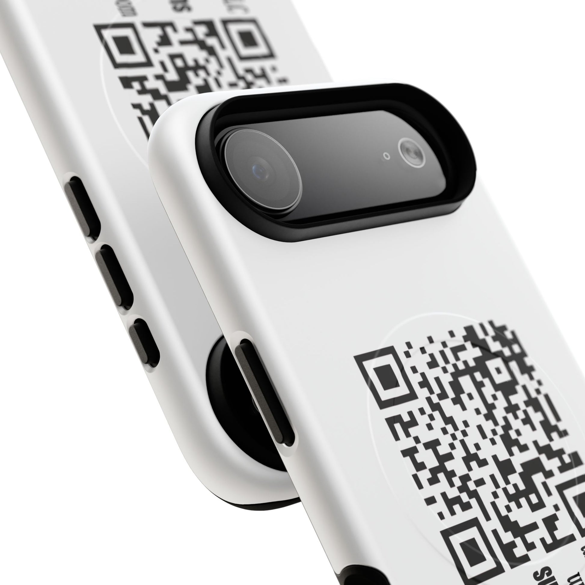 Magnetic QR Code Phone Case — Tough Protective Magnetic Phone Cover with Scannable QR Design Printify
