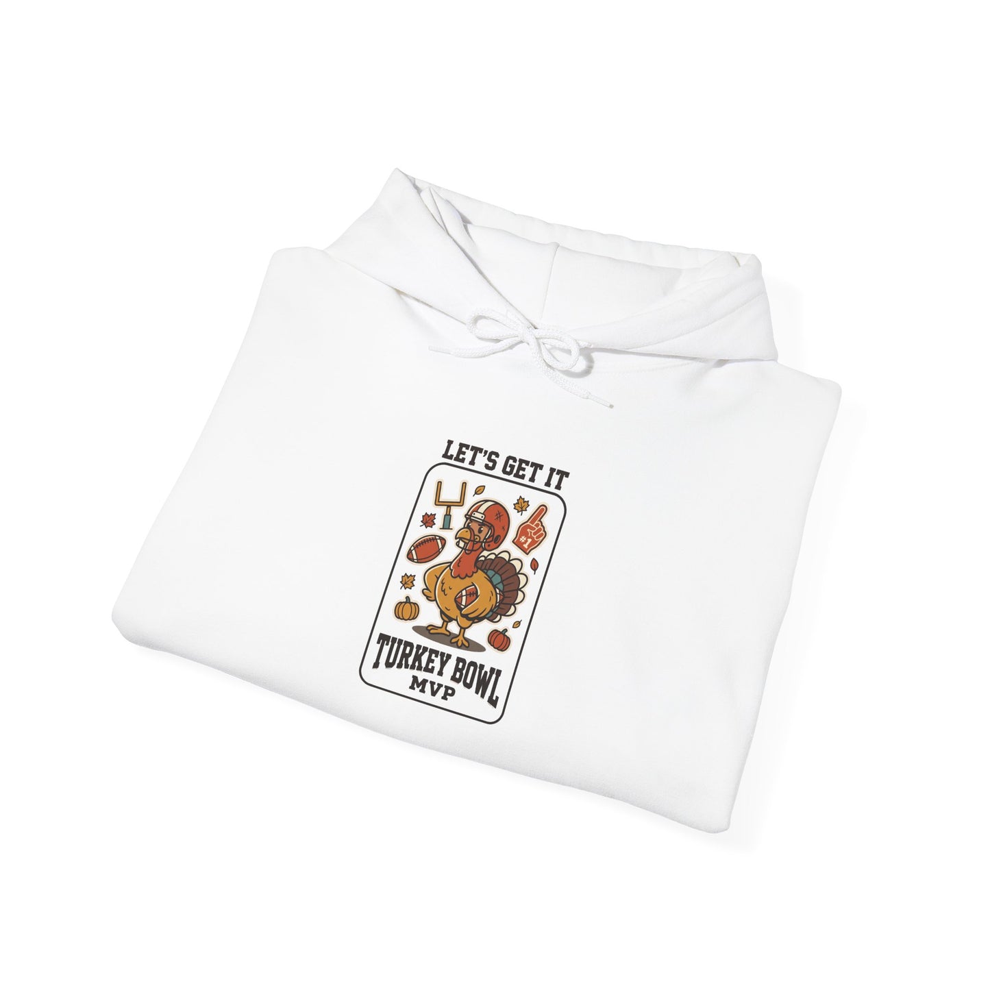 Turkey Bowl Thanksgiving Hoodie | Fall Harvest, Pumpkin Pie, Friendsgiving