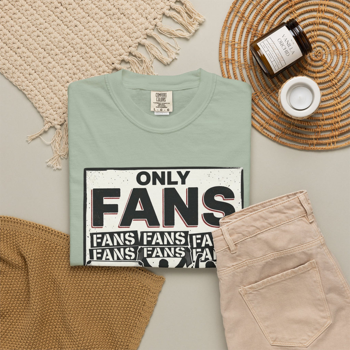 Only Fans Crowd Graphic T-Shirt — Vintage Sports Fan Tee