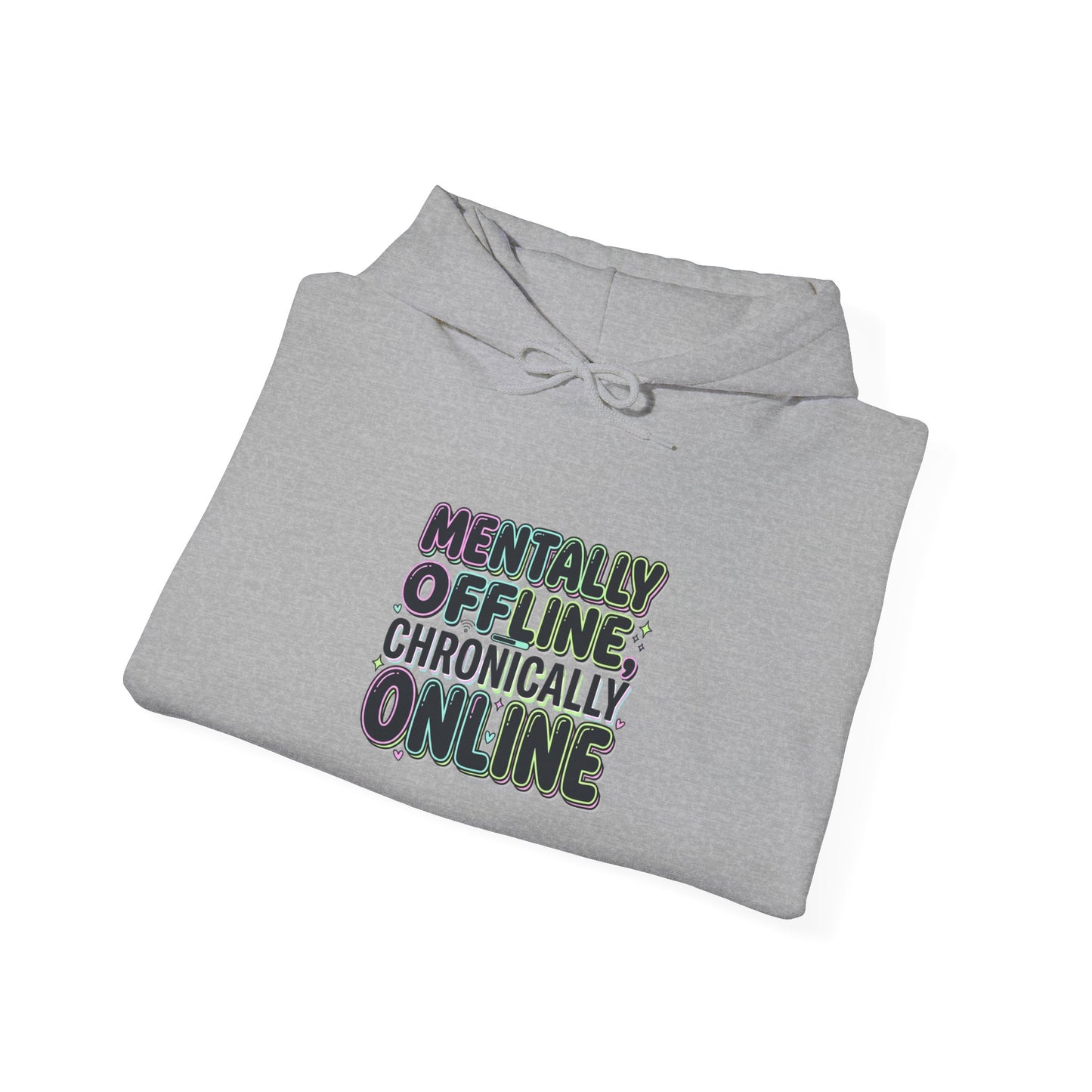 Mentally Offline Unisex Heavy Blend™ Hooded Sweatshirt