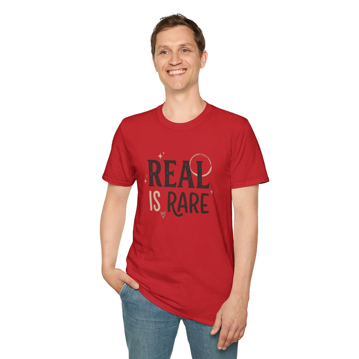 Real Is Rare Graphic Tee — Inspirational Casual Shirt