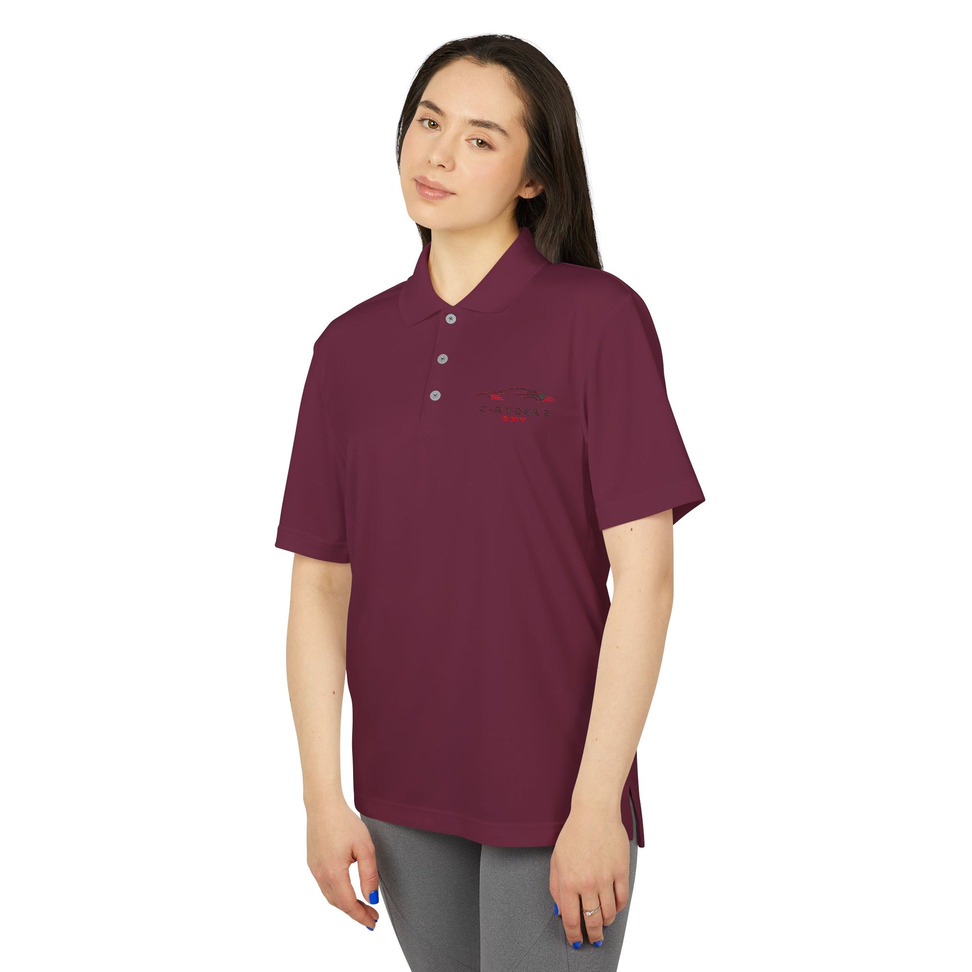 C-RYDERZ Adidas Unisex Performance Polo Shirt - Stylish Activewear for Athletes Printify