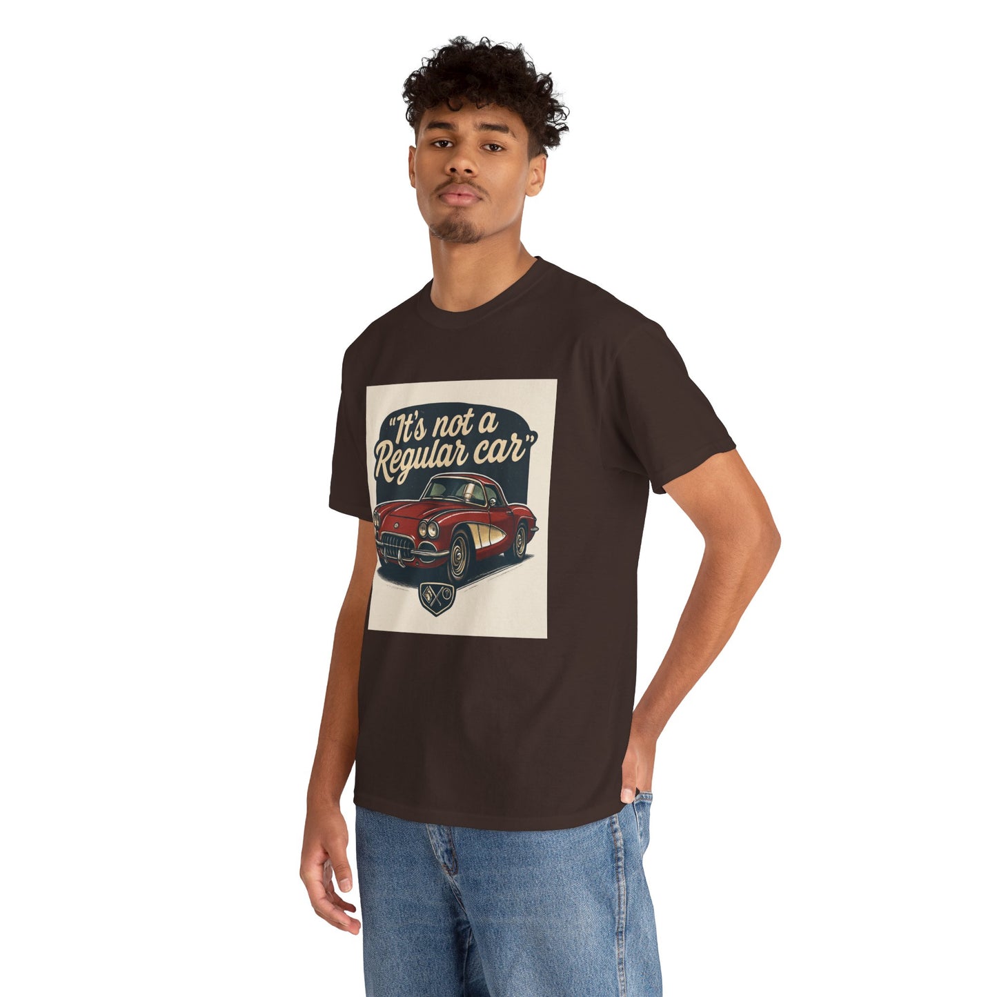 Classic Car Tee — "It's Not a Regular Car" Vintage Muscle Car Shirt Printify