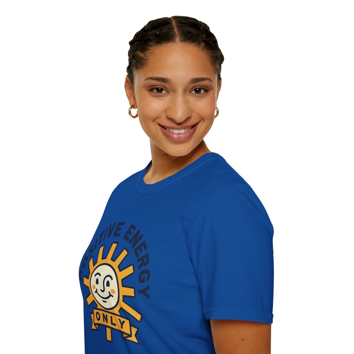Positive Energy T-Shirt — Sunny 'Positive Energy Only' Graphic Tee