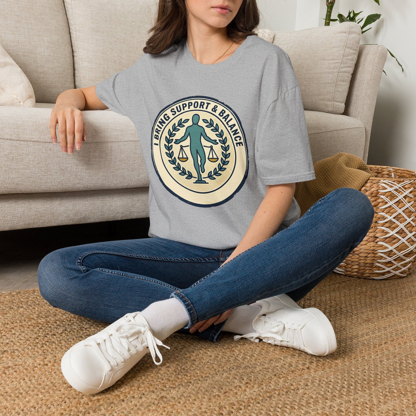 I Bring Support & Balance Graphic Tee-Balance & Support T-Shirt