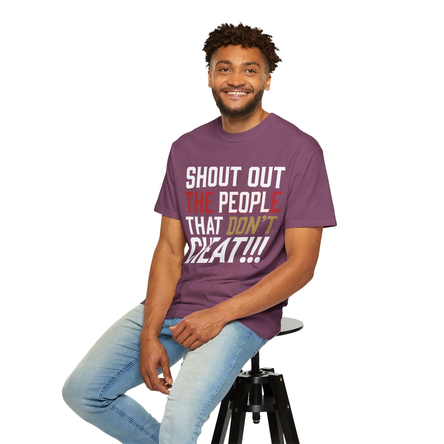 Shout Out The People That Don't Cheat!!! T-Shirt — Funny Honesty Statement Tee