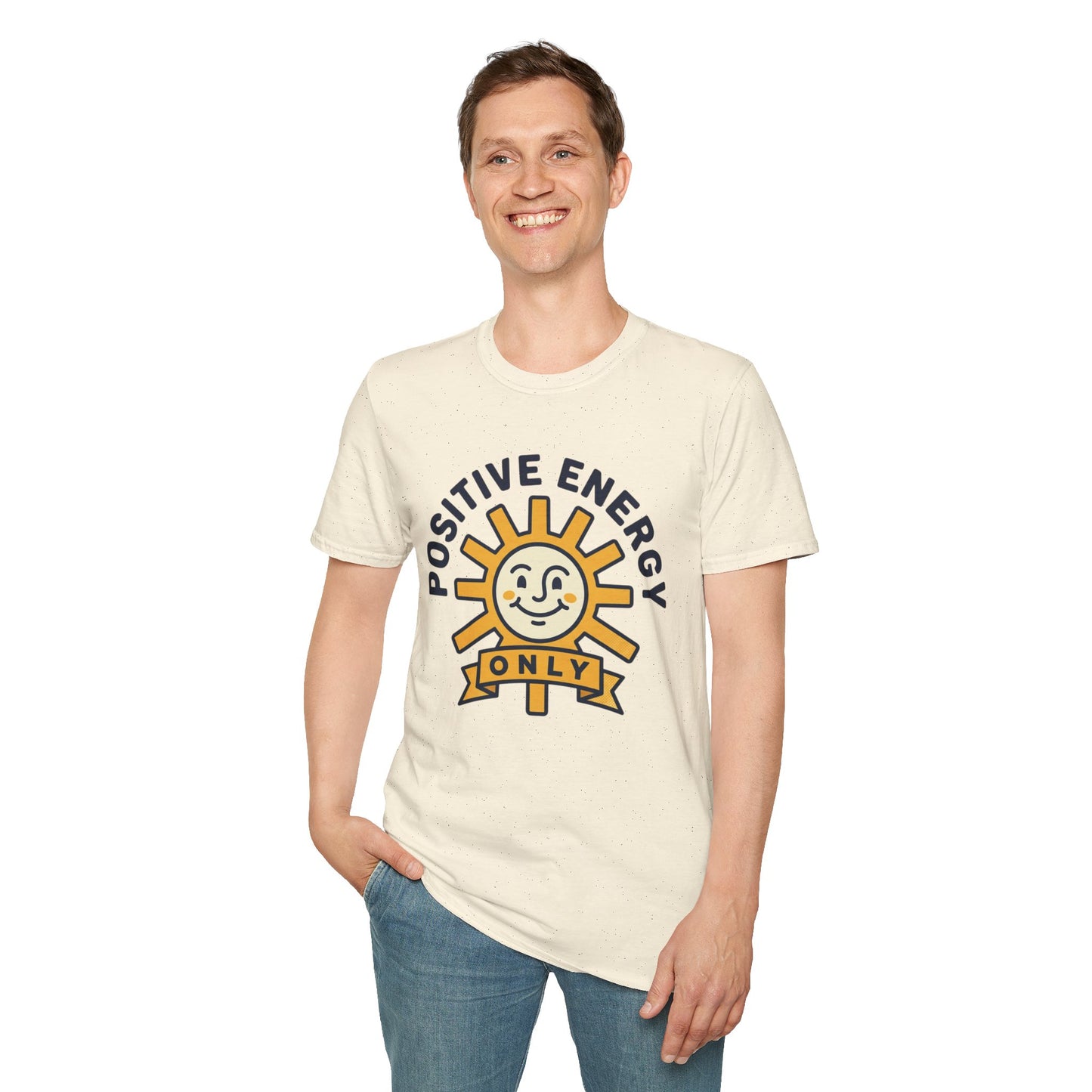 Positive Energy T-Shirt — Sunny 'Positive Energy Only' Graphic Tee
