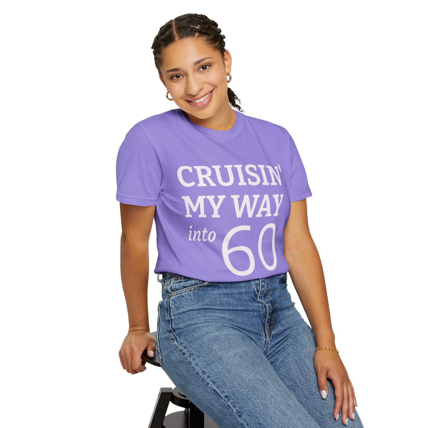 Cruisin' My Way Into 60 T-Shirt — 60th Birthday Tee