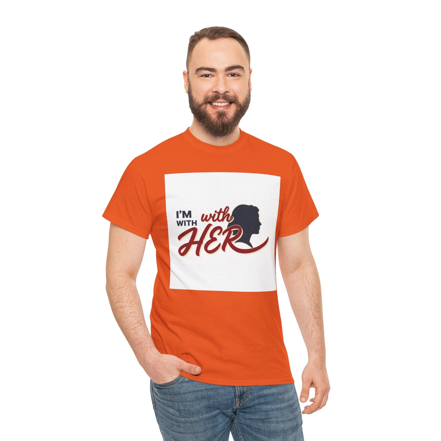 I'm With Her T-Shirt — Women's Rights / Feminist Silhouette Tee