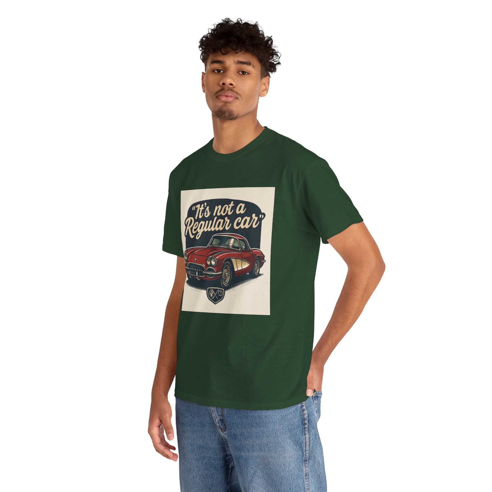 Classic Car Tee — "It's Not a Regular Car" Vintage Muscle Car Shirt Printify