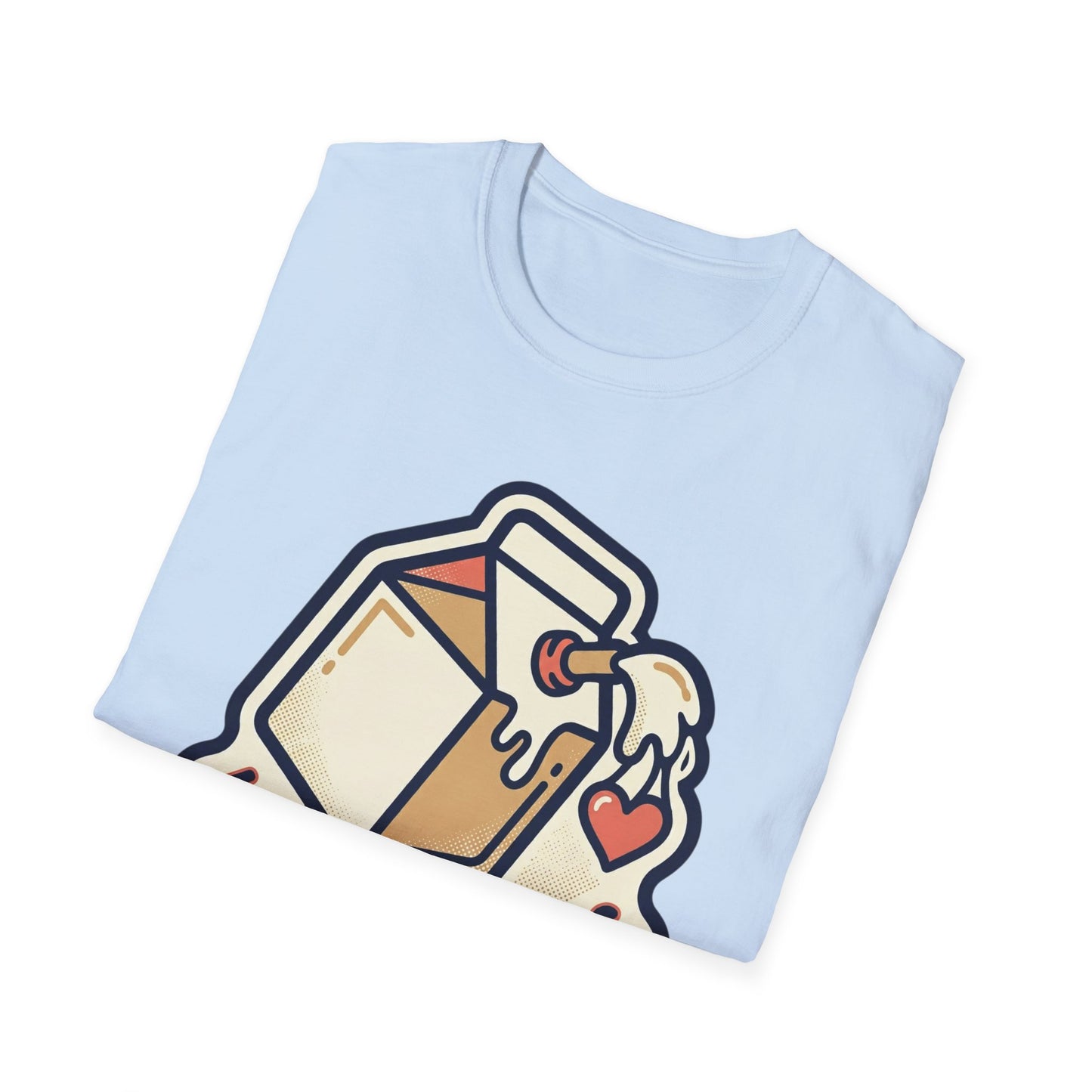 Cream Pie Cartoon T-Shirt — "I Like Creampies" Retro Milk Carton Graphic Tee