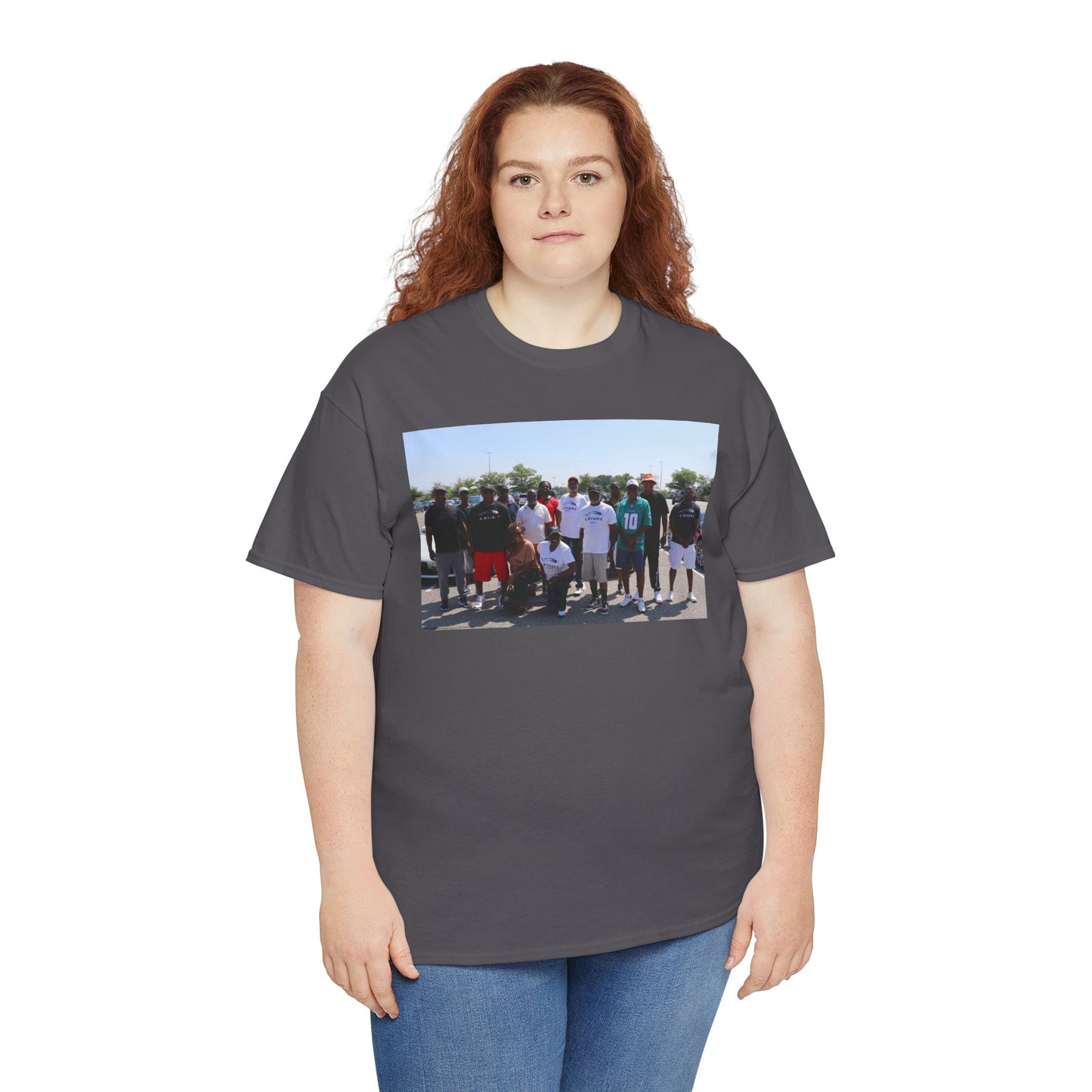 C-RYDERZ Group Photo Custom Tee — Personalized Reunion & Team Picture Shirt Printify