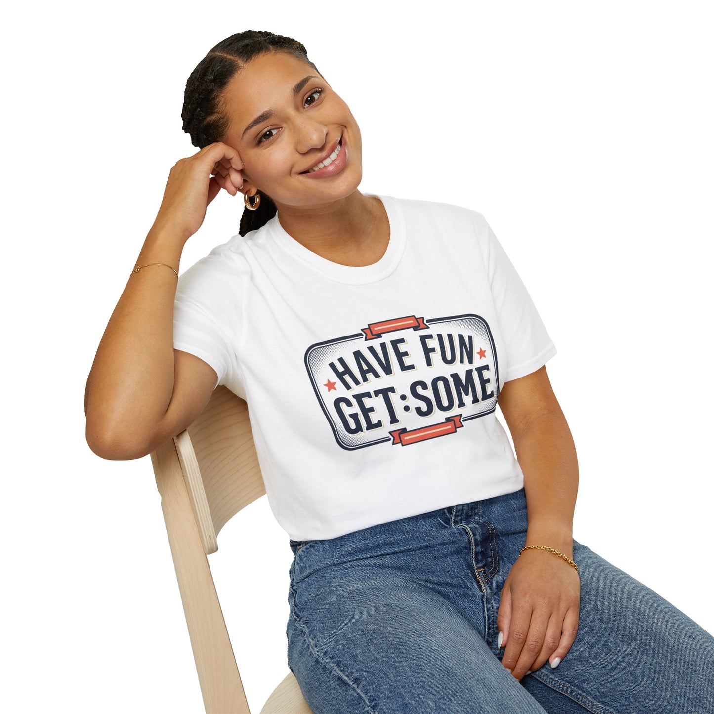 Have Fun Get Some T-Shirt — Retro Road Sign Graphic Tee