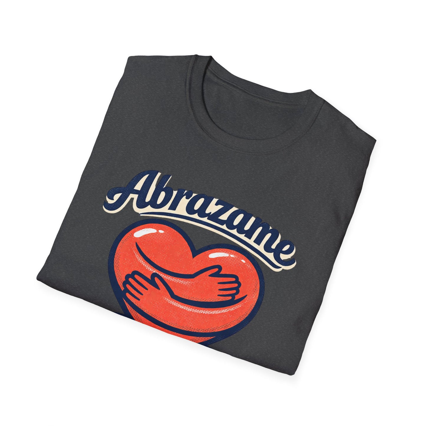 Abrázame Heart Hug T-Shirt — Spanish Love Graphic Tee