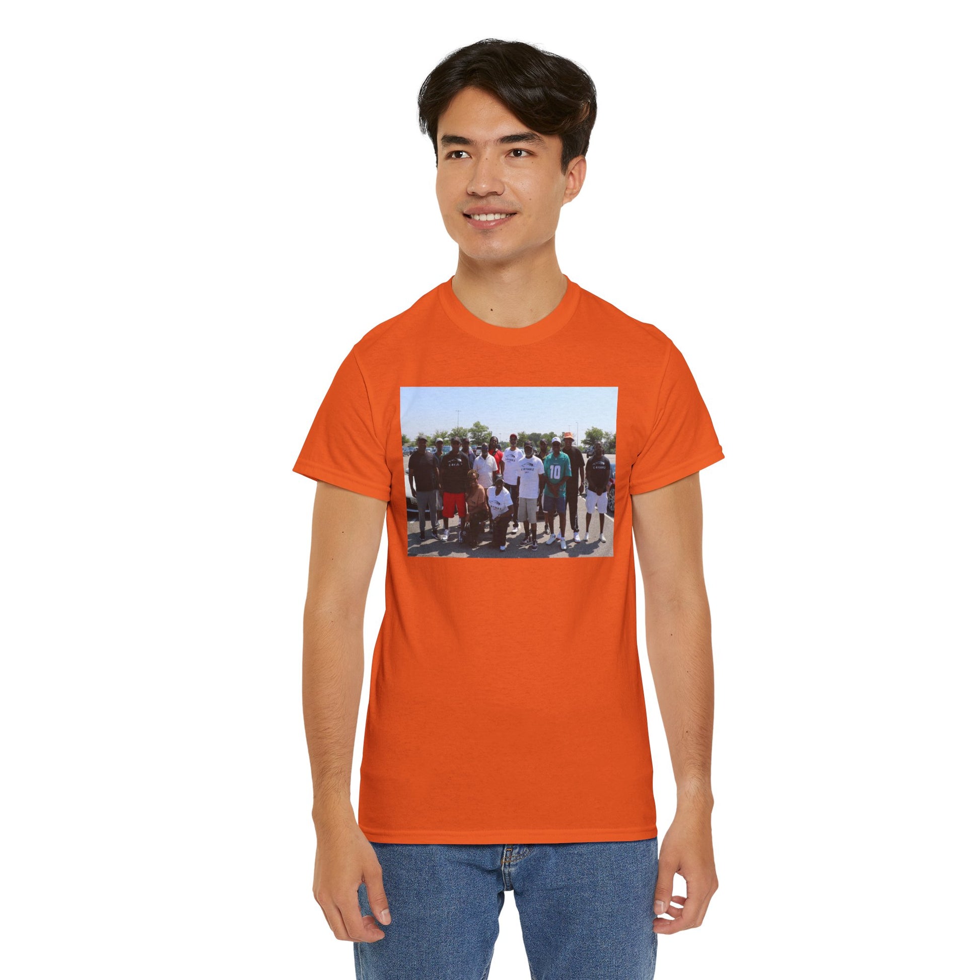 C-RYDERZ Group Photo Custom Tee — Personalized Reunion & Team Picture Shirt Printify