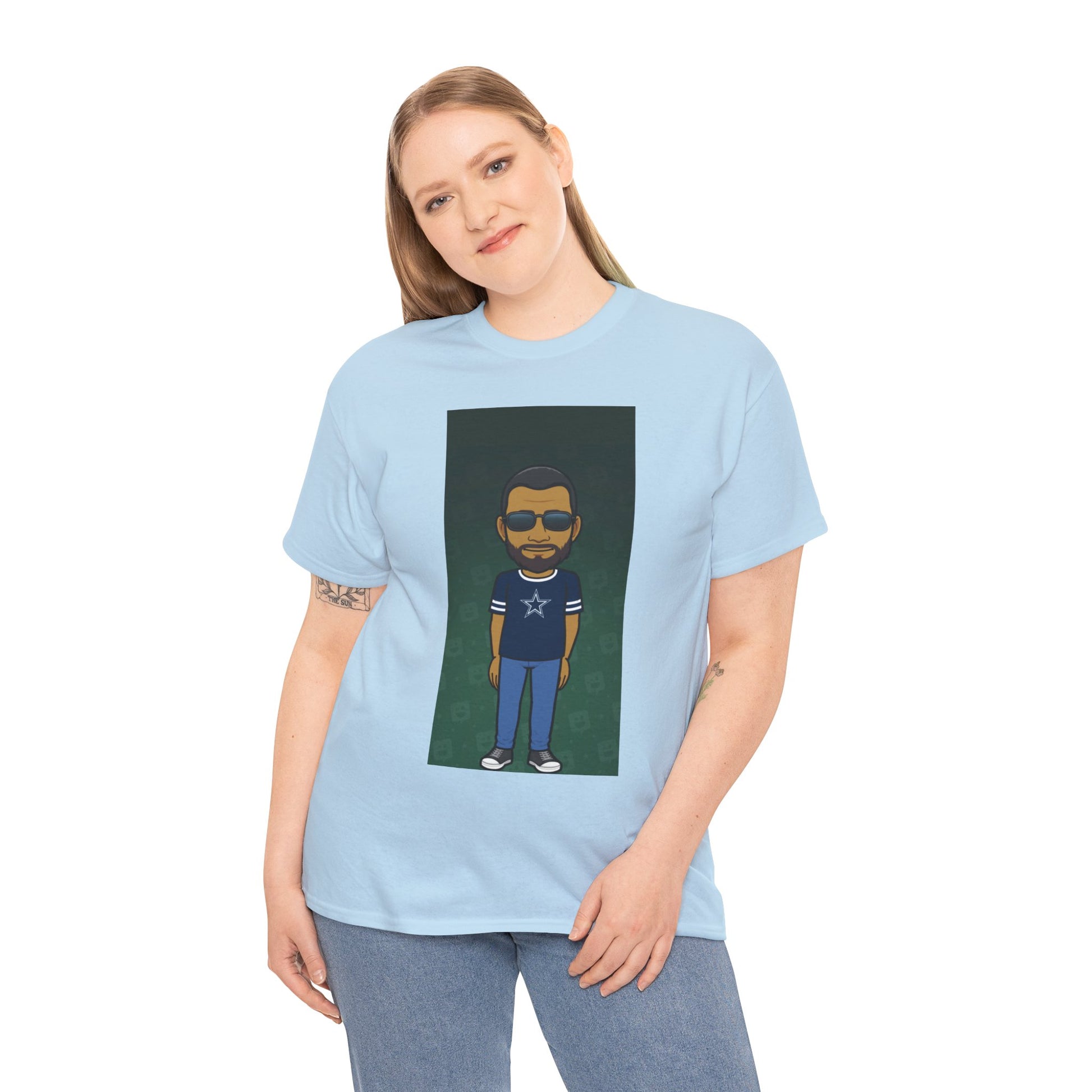 Cartoon Guy Graphic Tee — Personalized Avatar Shirt Printify