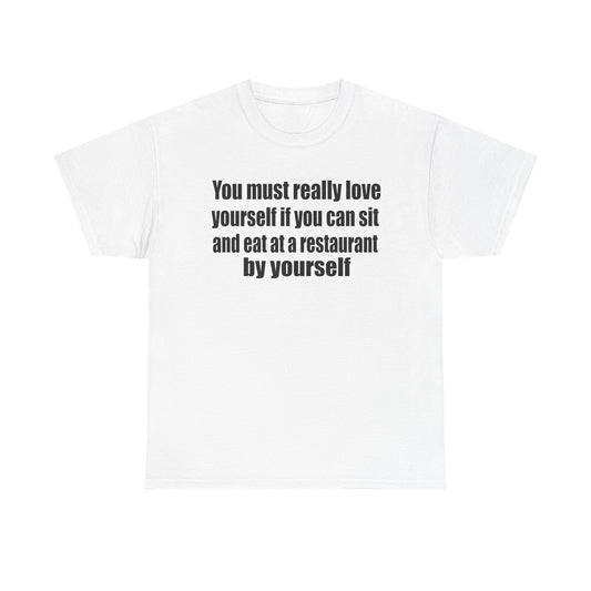Self-Love Quote Unisex Heavy Cotton Tee