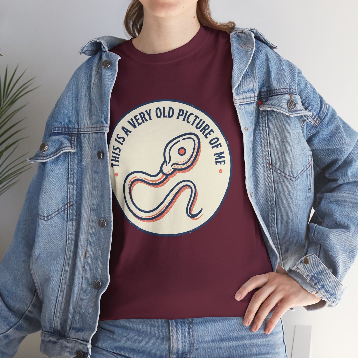 "This Is A Very Old Picture Of Me" Retro Snake Graphic Tee