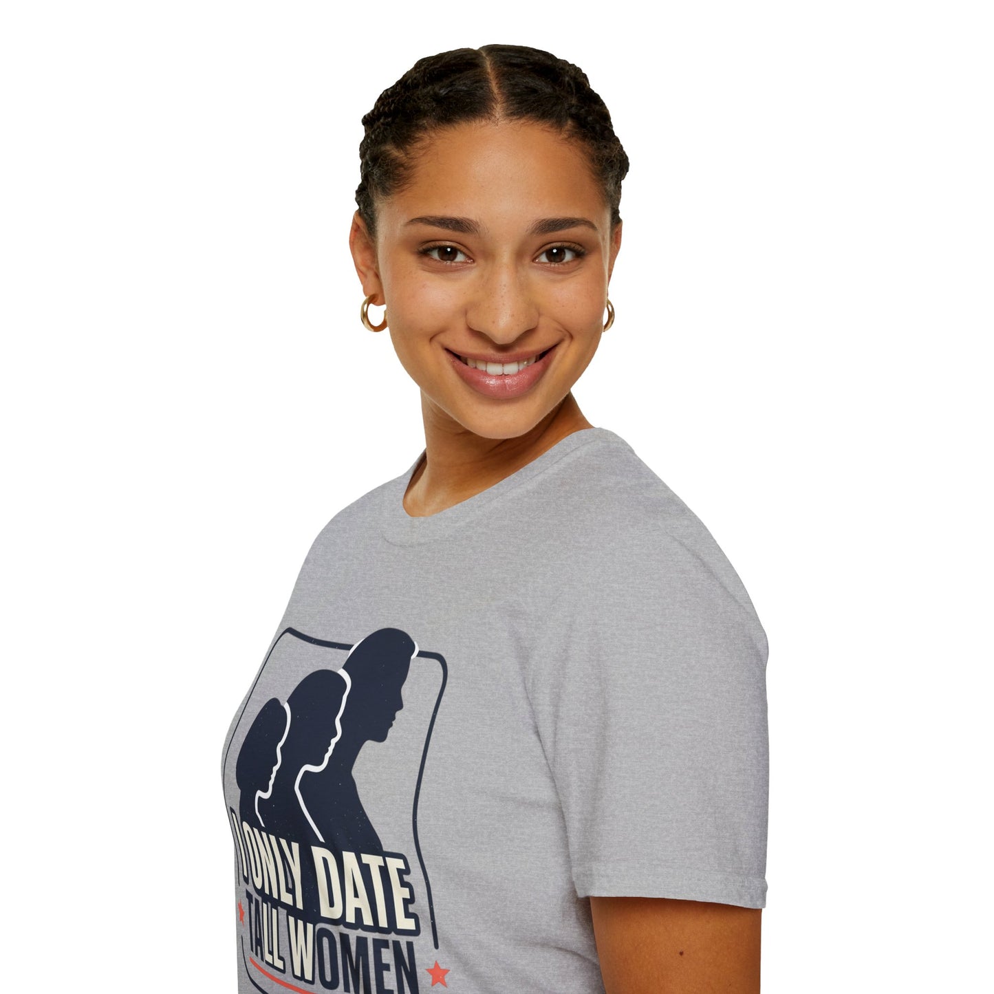 I Only Date Tall Women T-Shirt — Funny Tall Women Pride Tee