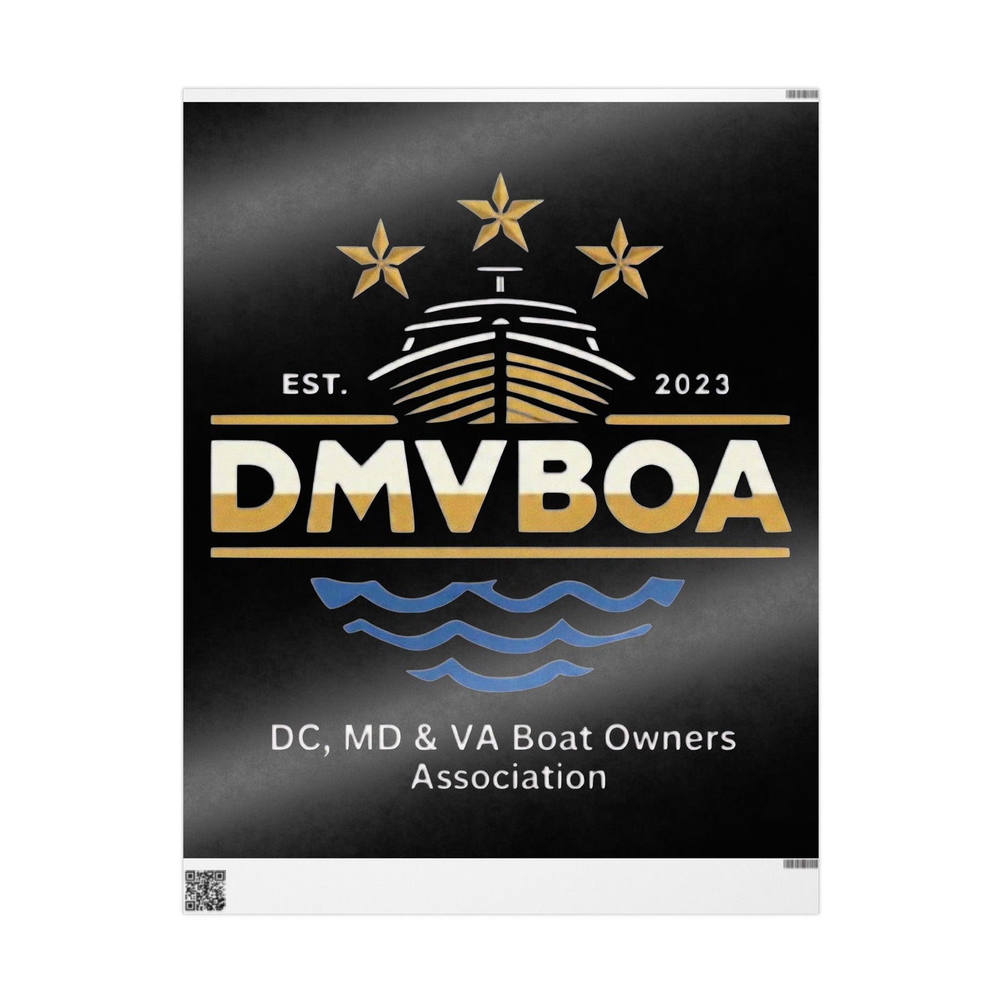 DMVBOA Boat Owners Association Wrapping Paper — DC MD VA Nautical Gift Wrap