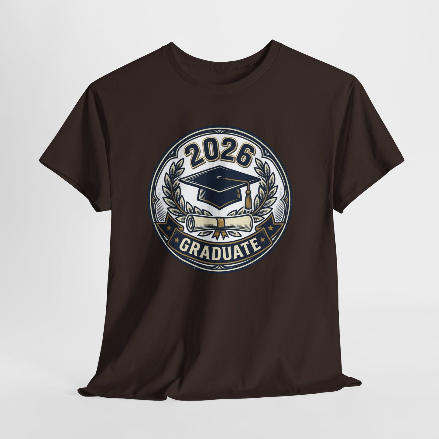 2026 Graduate T-Shirt — Graduation Cap Emblem Tee