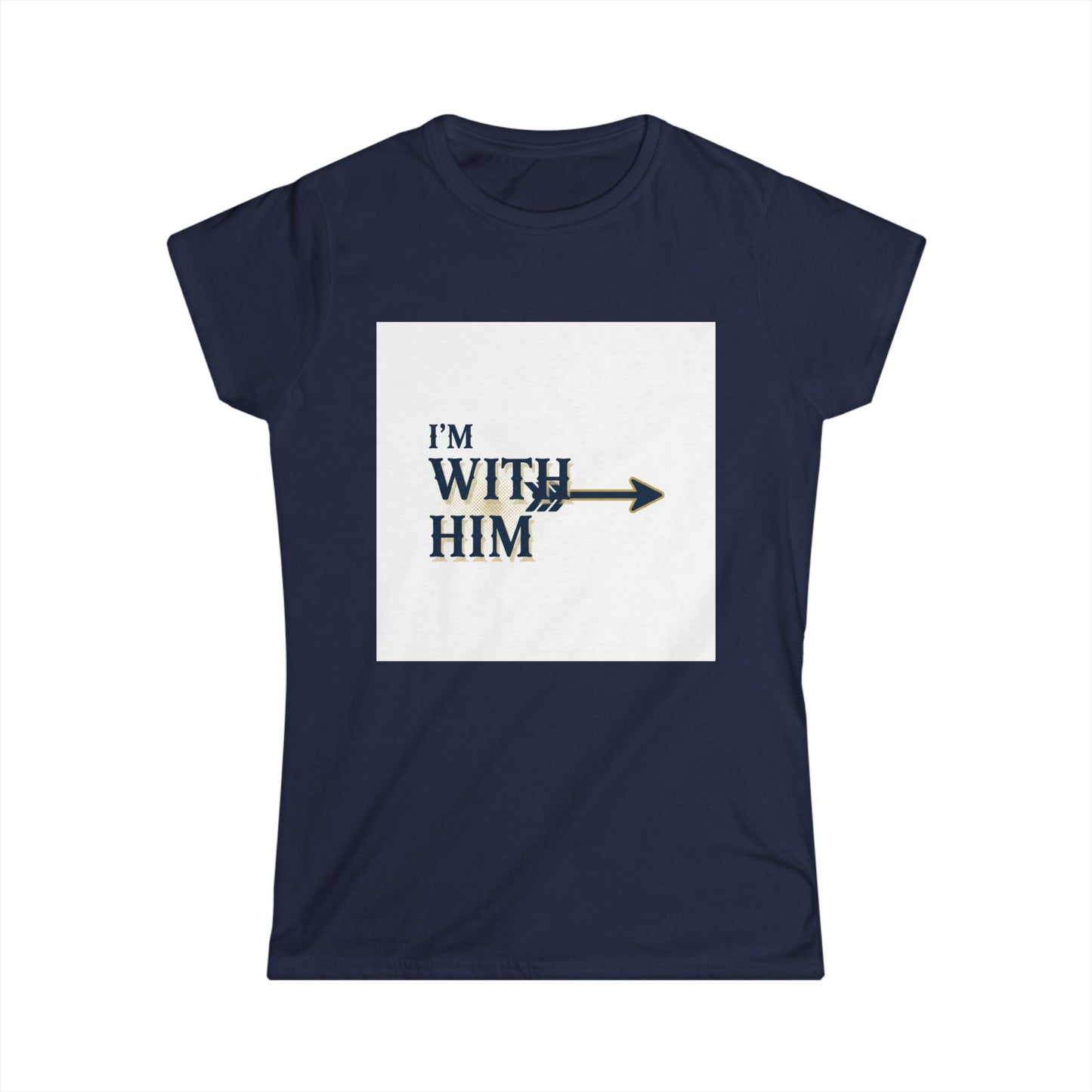 I'm With Him Arrow Tee — Women's Couple T-Shirt