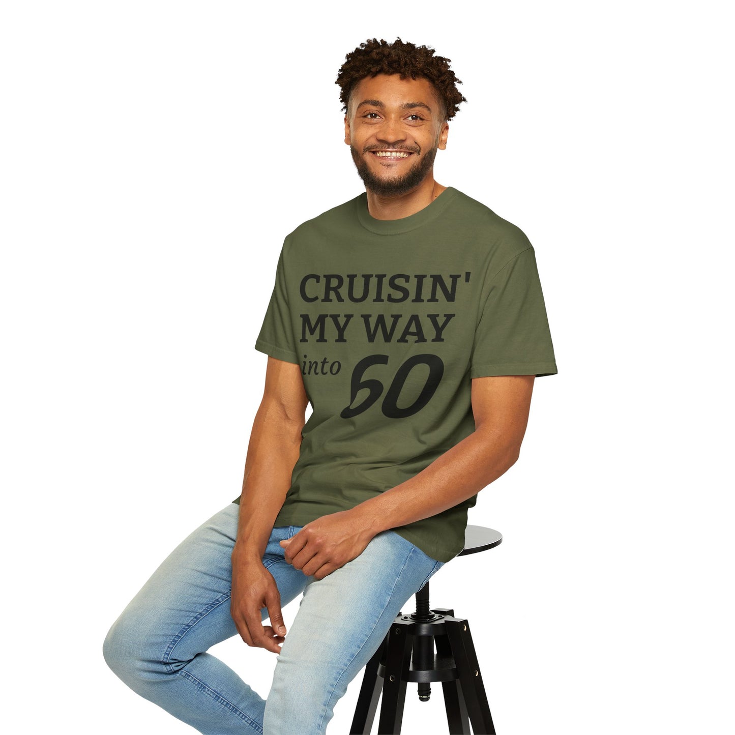 Cruisin' My Way Into 60 T-Shirt — 60th Birthday Tee