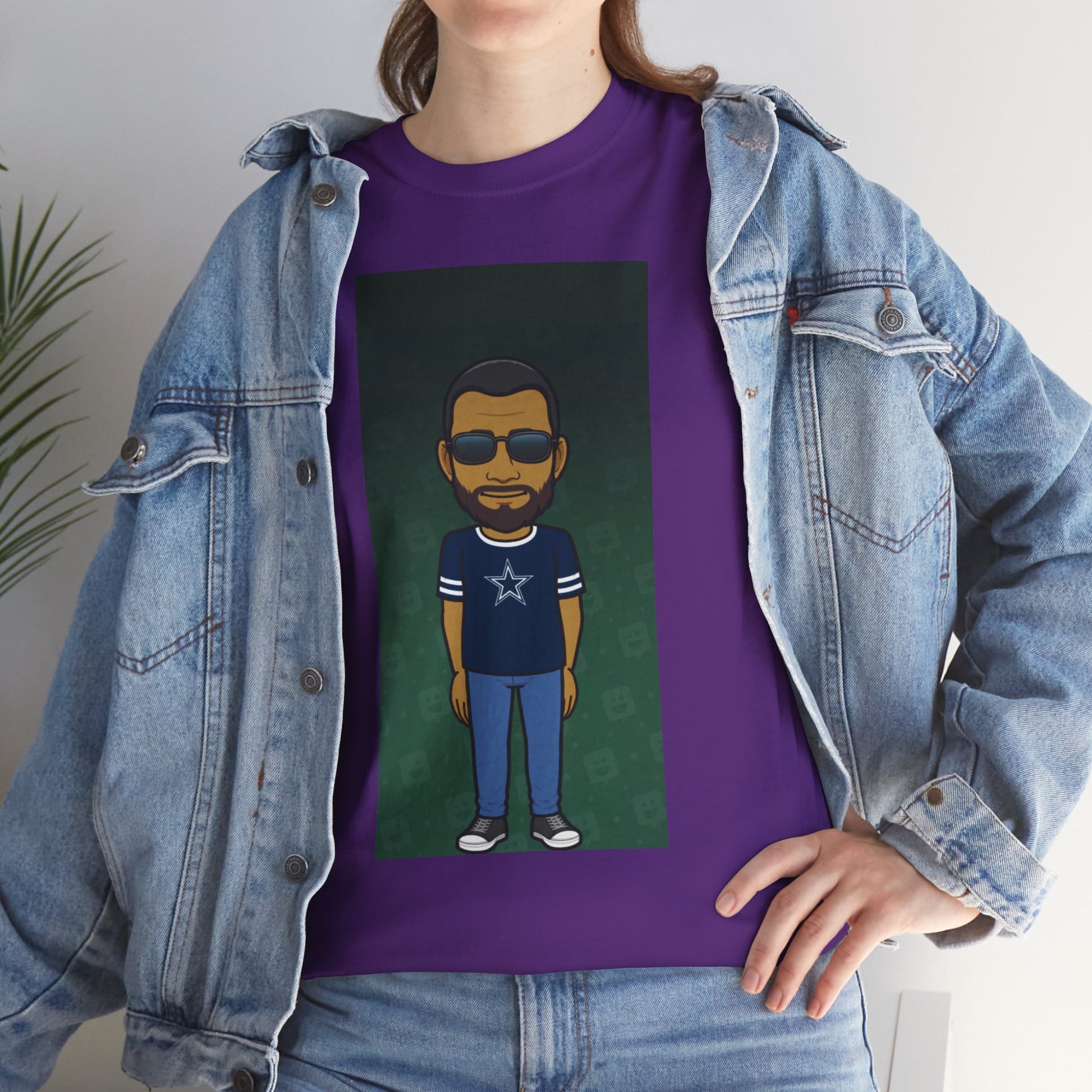 Cartoon Guy Graphic Tee — Personalized Avatar Shirt Printify